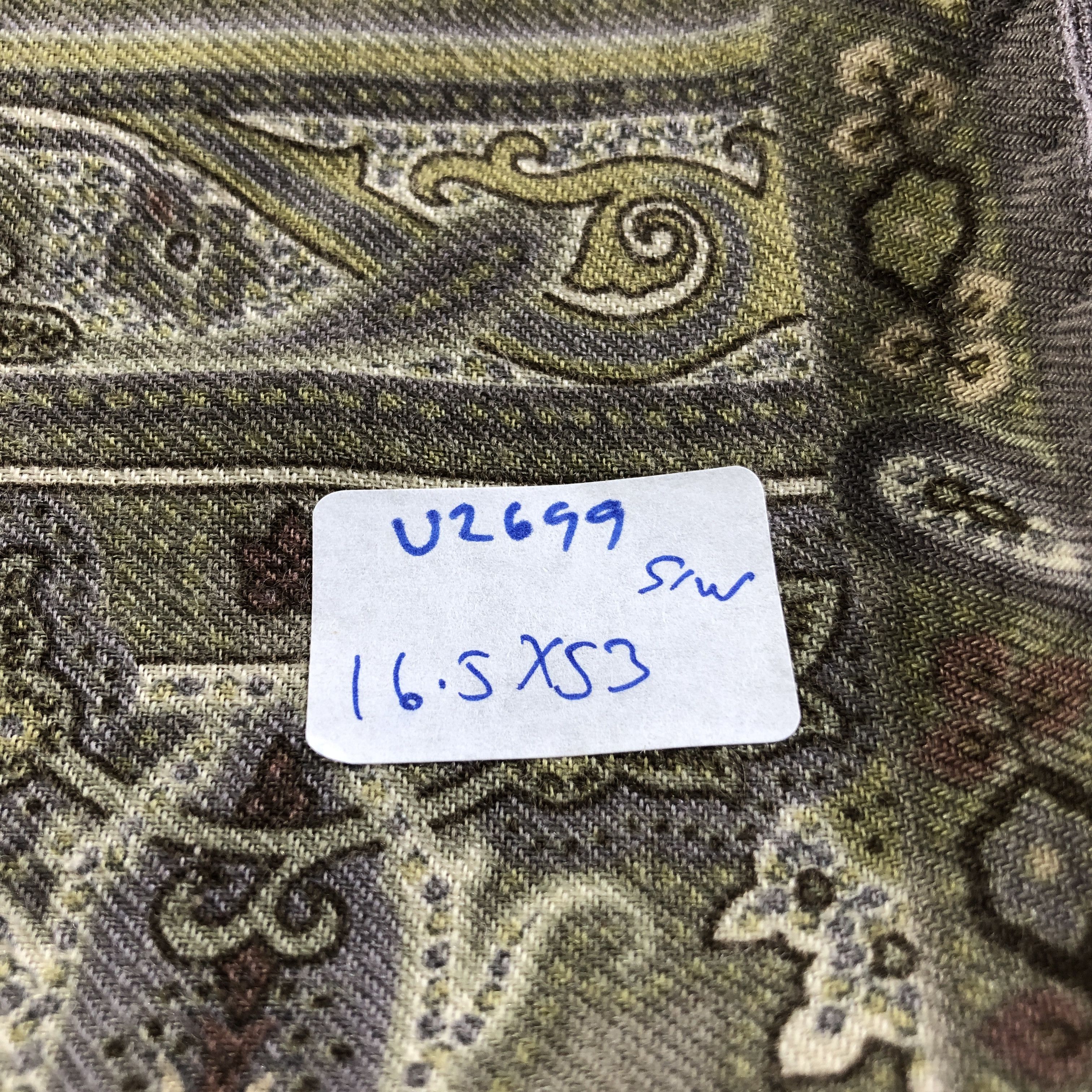 Etro Etro Paisley Wool/Silk Scarf Muffler Stole V2699 Size ONE SIZE - 17 Thumbnail