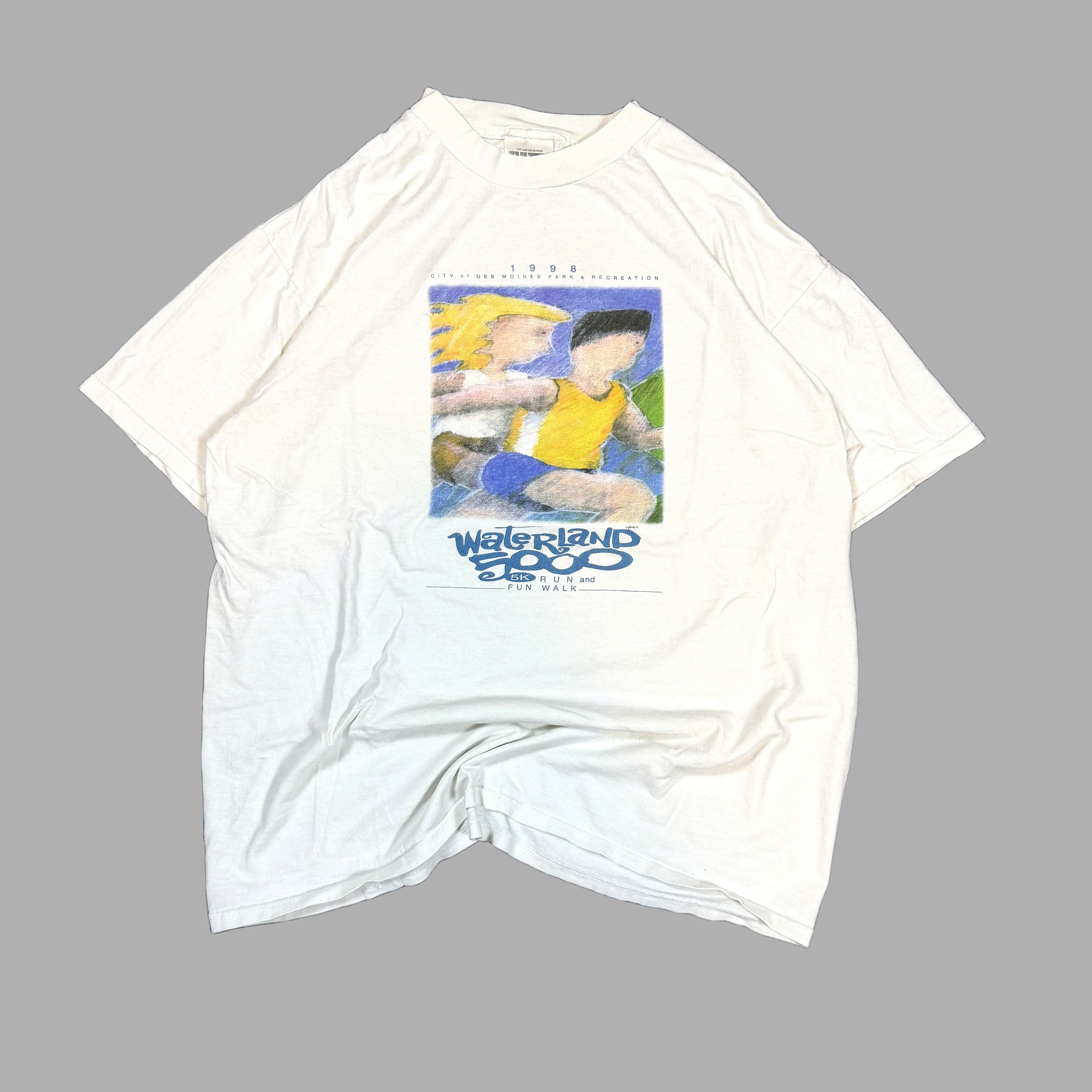Vintage Vintage 1998 Tultex Waterland 5K Run Fun Walk Tee Large Size US L / EU 52-54 / 3 - 1 Thumbnail