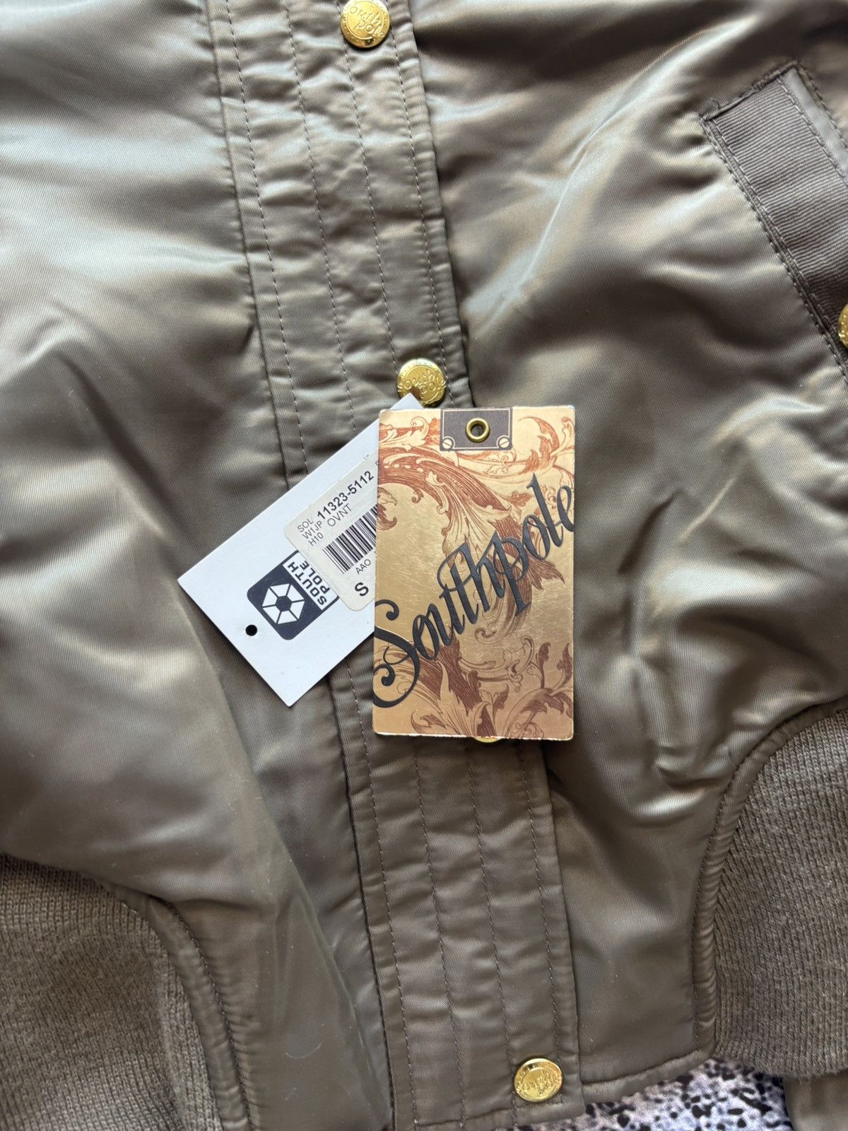 Other Deadstock SOUTHPOLE N2B Faux fur cropped bomber jacket Size S / US 4 / IT 40 - 7 Thumbnail