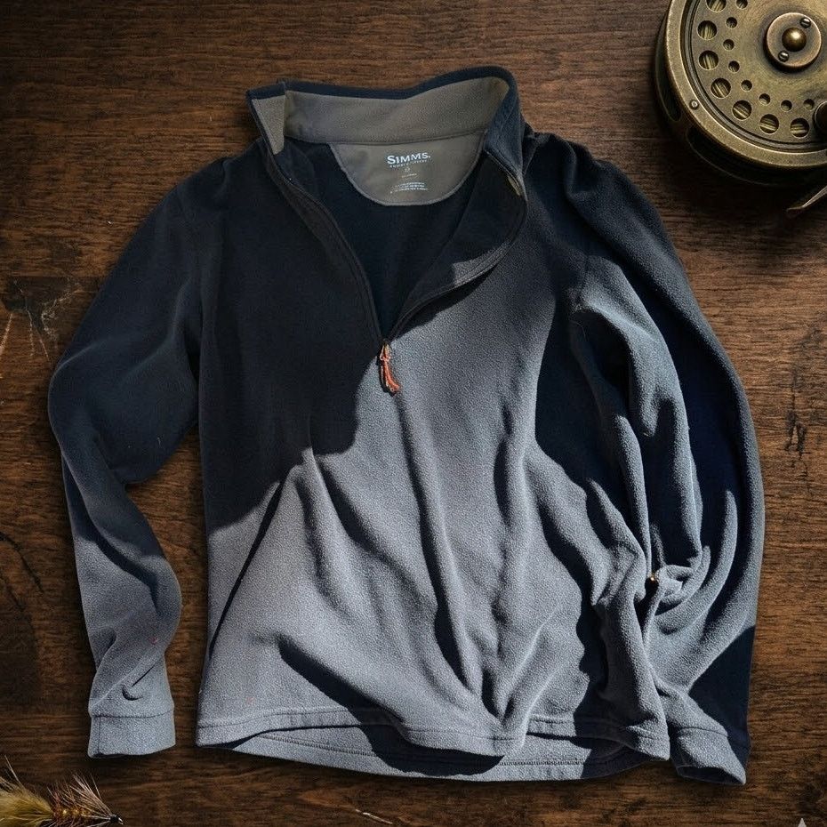 Simms SIMMS Fishing Products Men's Quarter-Zip Fleece Pullover Size US S / EU 44-46 / 1 - 2 Thumbnail