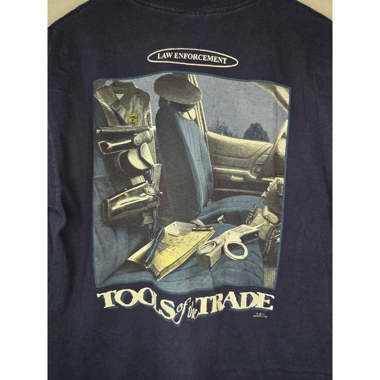 Other Vintage Tools Of The Trade Law Enforcement Blue L Police Tee Size US L / EU 52-54 / 3 - 2 Thumbnail