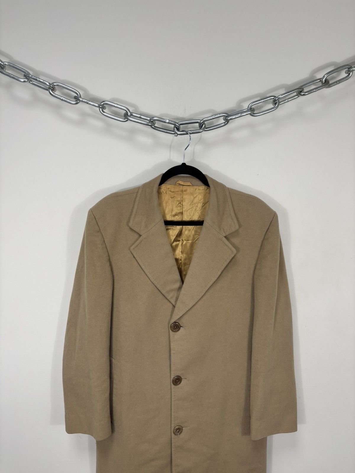 Crombie Vintage Crombie Scotland Men’s Bespoke Wool Cashmere Coat Size US M / EU 48-50 / 2 - 4 Thumbnail