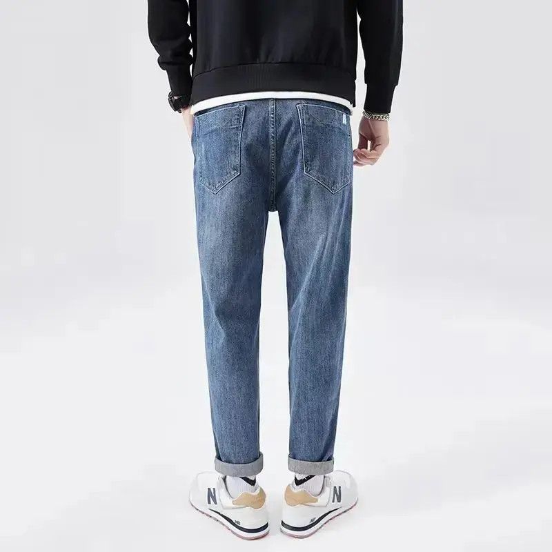 Japanese Brand Loose straight leg casual jeans Size US 32 / EU 48 - 3 Thumbnail