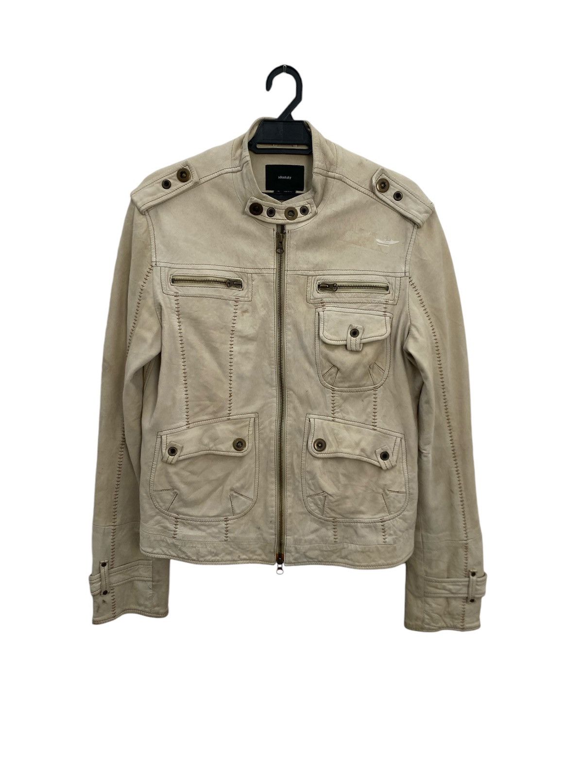 Le Grande Bleu (L.G.B.) JAPAN BRAND IDENTIFY LEATHER JACKET CASUAL DESIGN Size US L / EU 52-54 / 3 - 1 Thumbnail