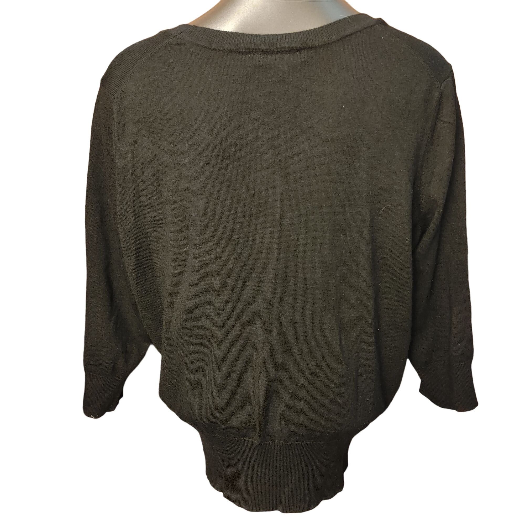 Other Rox & Ali Women's Black Relaxed Fit Round Neck Long Sleeve T Size XXL / US 16-18 / IT 52-54 - 2 Thumbnail