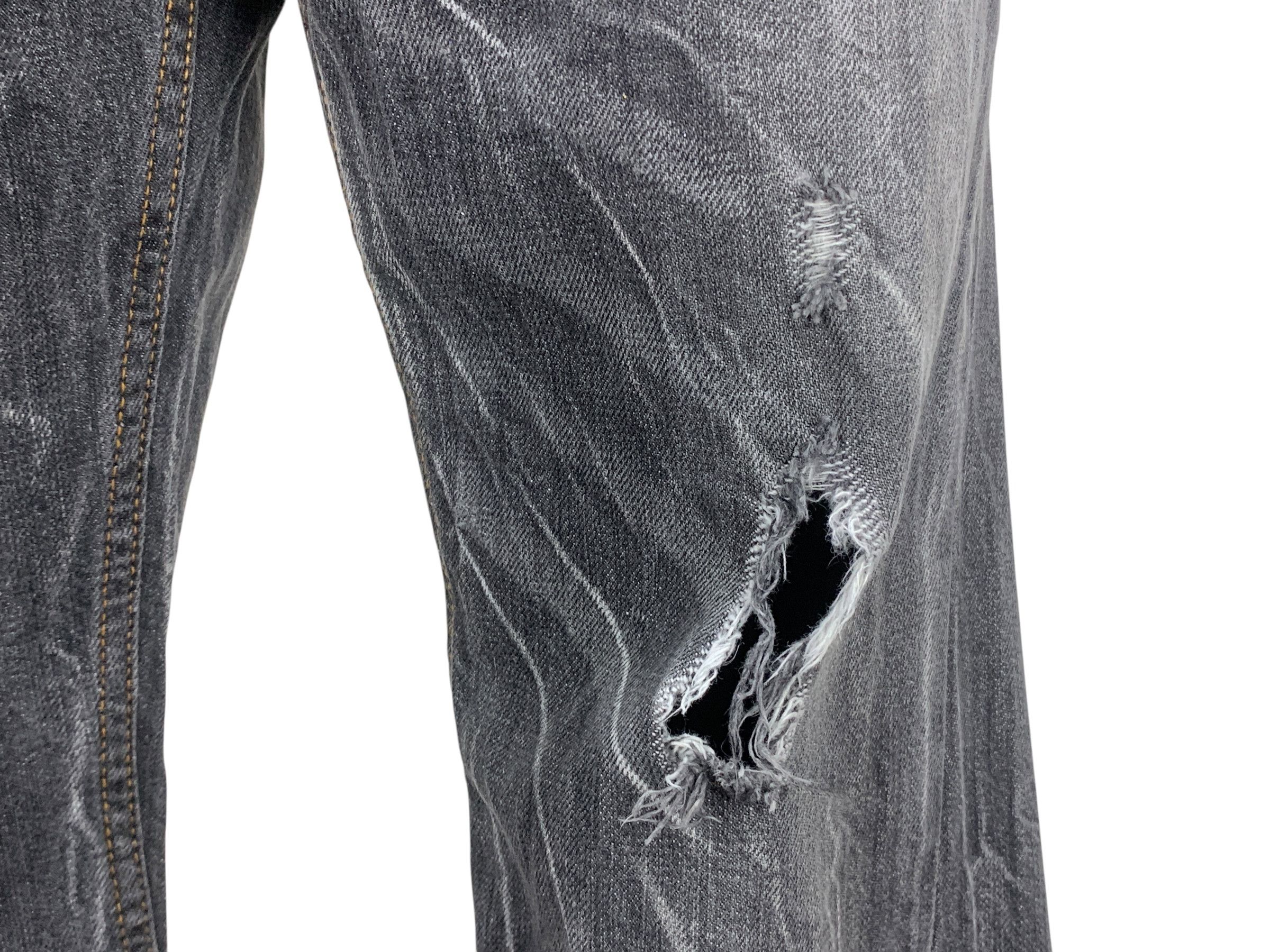 Other Antfui Denim Jeans Twisted Seam Bondage Goth Pants Size US 30 / EU 46 - 6 Thumbnail
