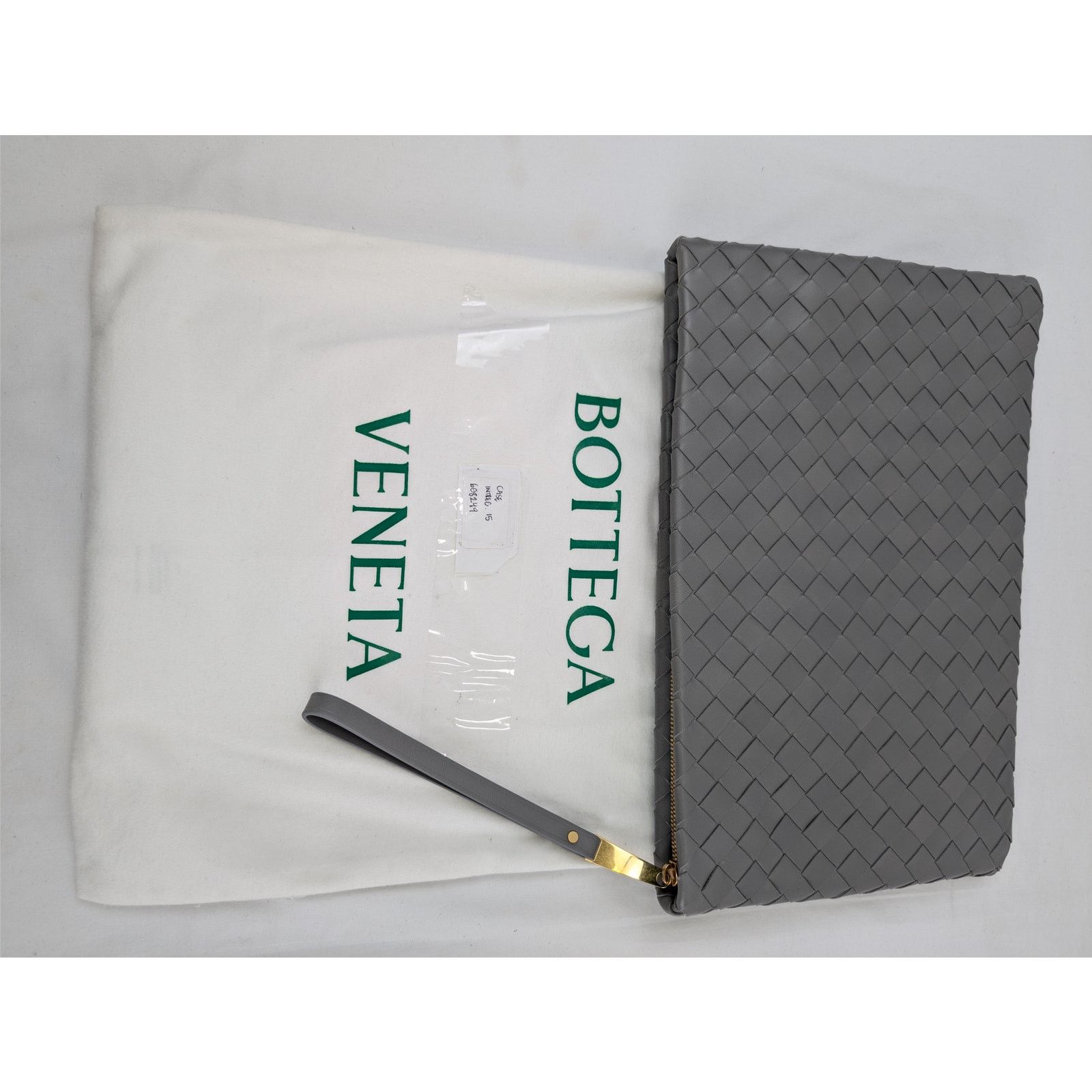 Bottega Veneta o1rshd1 Size: OS / intrecciato leather document case in grey Size ONE SIZE - 12 Thumbnail