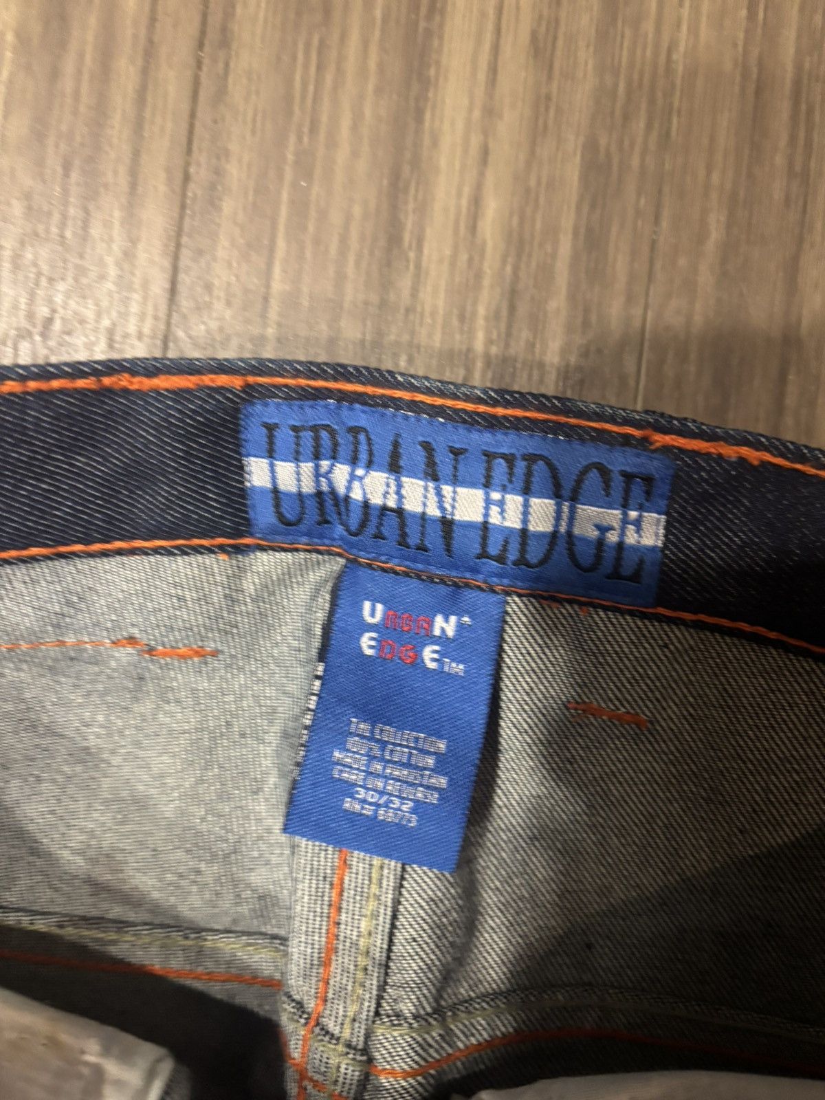 Vintage Y2K Urban Edge baggy jeans 30x32 embroide carpenter wide-leg Size US 30 / EU 46 - 4 Thumbnail