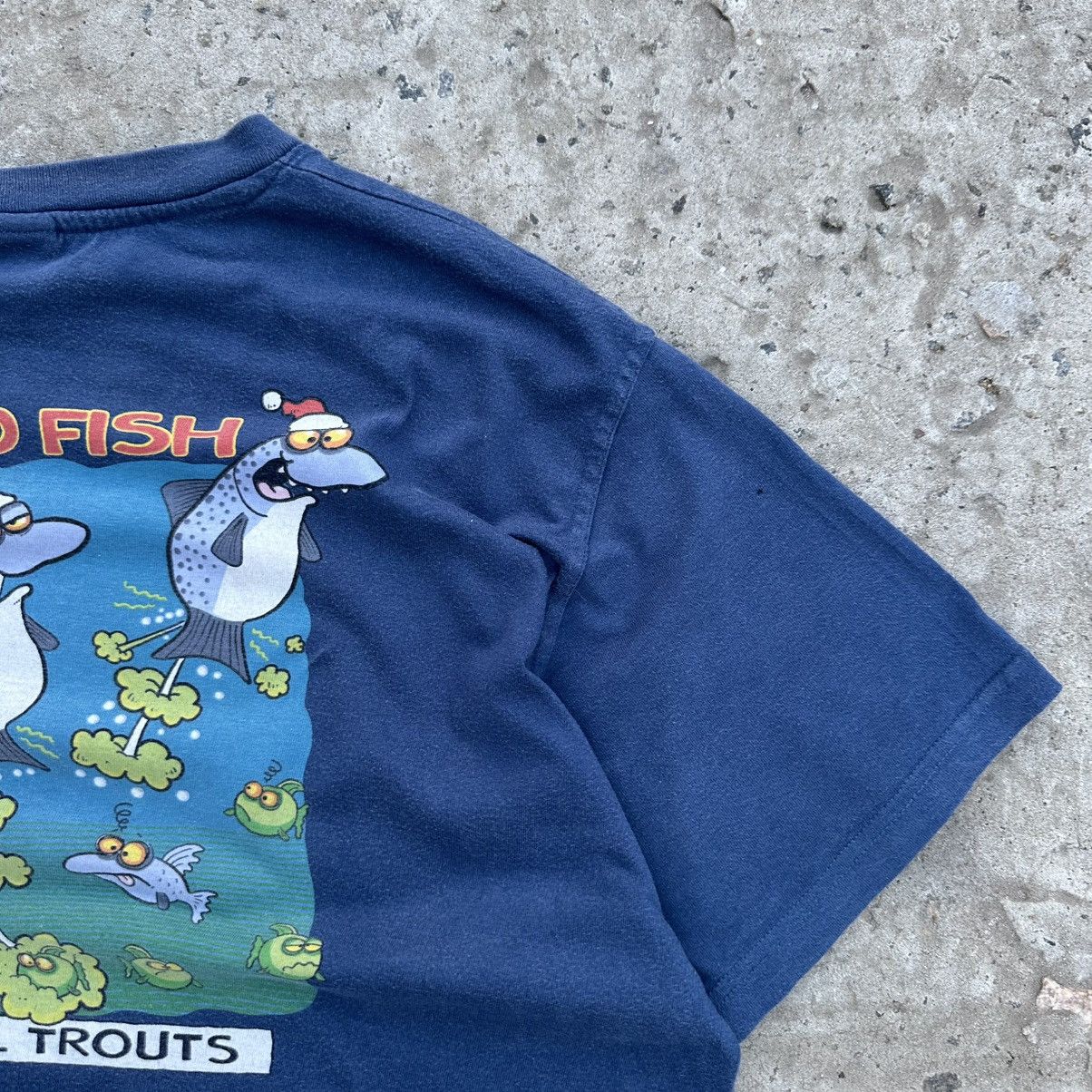 Cartoon Network Vintage Cartoon Weird Fish T-shirts Brussels Trouts Y2K 00s Size US L / EU 52-54 / 3 - 4 Thumbnail