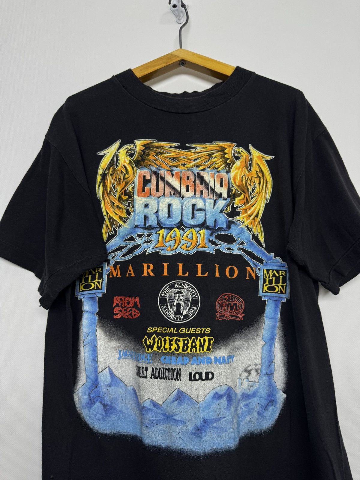Vintage Vintage Y2k Marillion «Holidays in Eden Tour 1991» T-Shirt Size US L / EU 52-54 / 3 - 4 Thumbnail