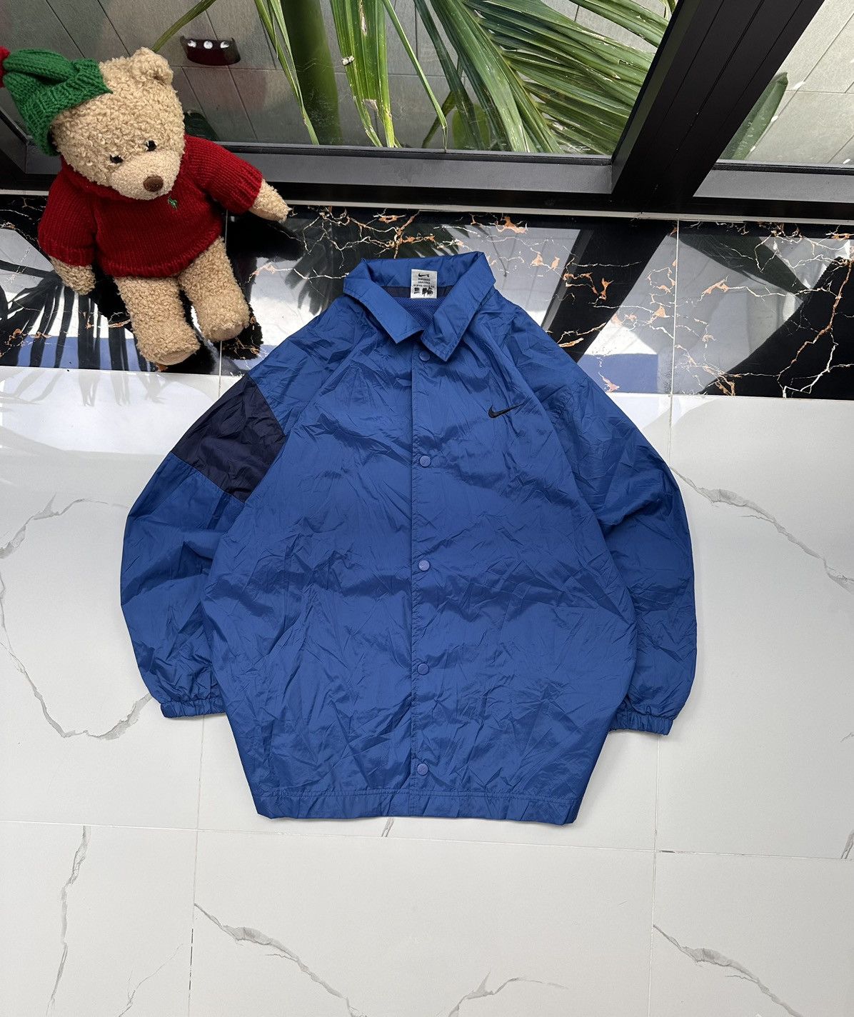 Nike × Vintage 90s NIKE VINTAGE BIG LOGO STREETWEAR LIGHT JACKET Size US S / EU 44-46 / 1 - 5 Thumbnail