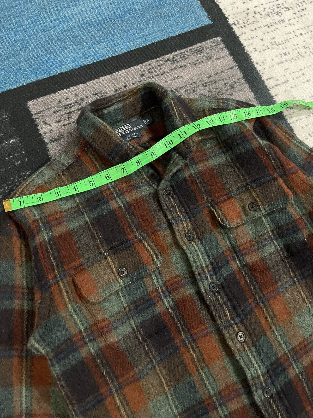 Polo Ralph Lauren Vintage Polo Ralph Lauren Whitman Wool Plaid Shirt Size US M / EU 48-50 / 2 - 15 Thumbnail