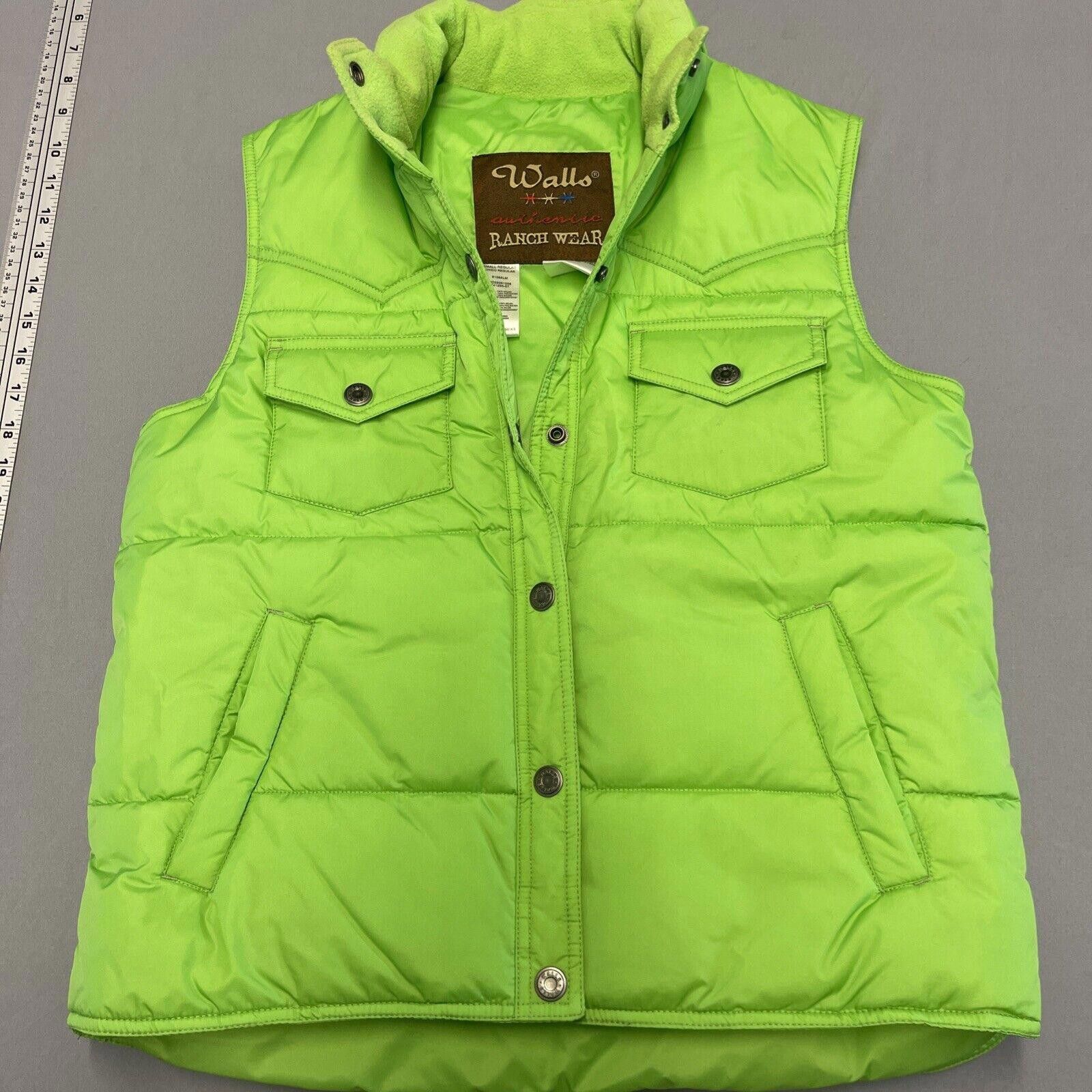 Designer WALLS Authentic Ranch Wear Vest Women's Small green Size S / US 4 / IT 40 - 1 Thumbnail