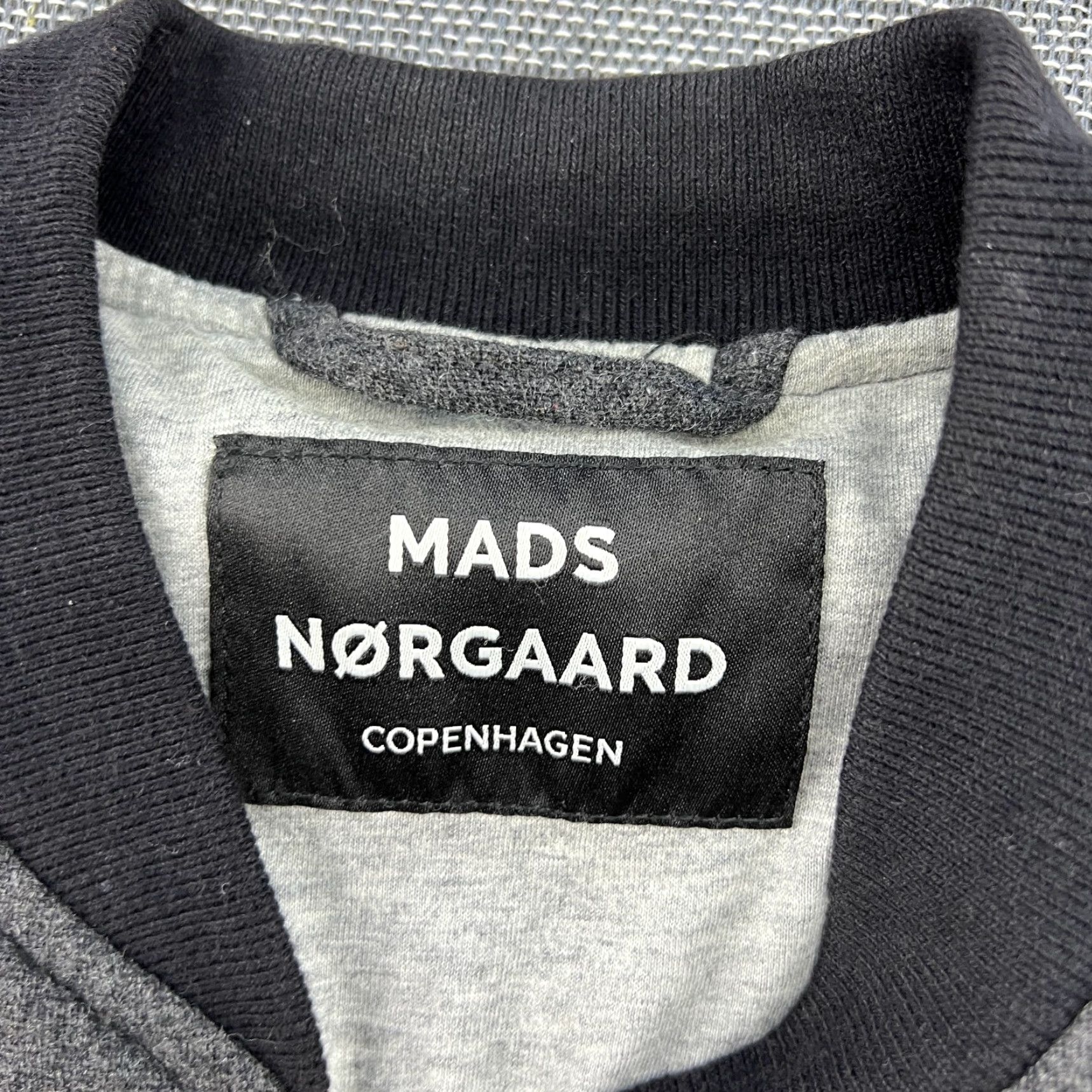 Vintage Mads Norgaard Wool jacket Mens Medium Full Zip Lined Gray Quilted Jacket Size US M / EU 48-50 / 2 - 4 Thumbnail