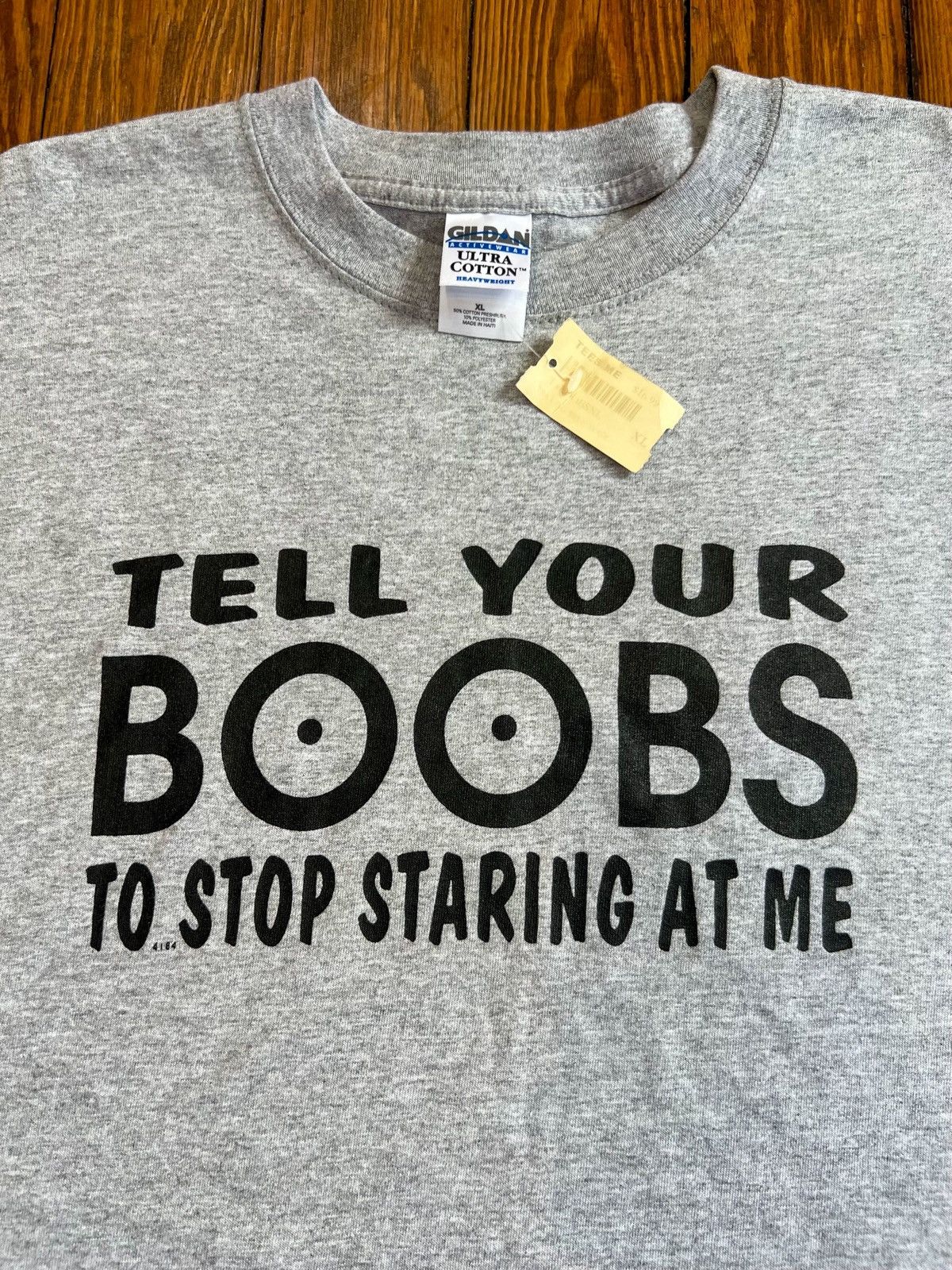 4GSELLER × Vintage Vintage Boobs Tee Sex Parody Vulgar Porn Horny Size US XL / EU 56 / 4 - 1 Thumbnail
