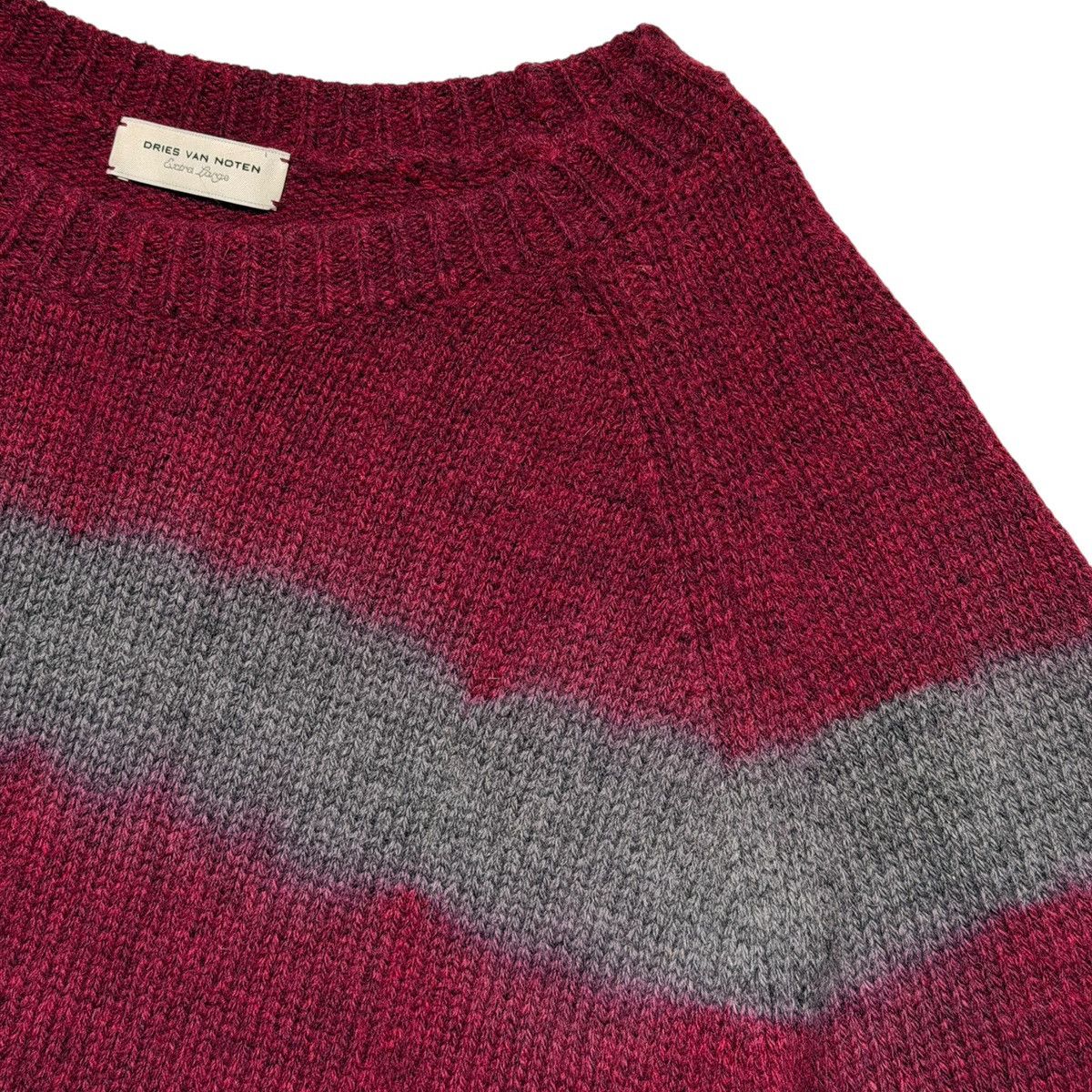 Dries Van Noten FW14 Runway knit tie dye sweater Size US XL / EU 56 / 4 - 2 Thumbnail