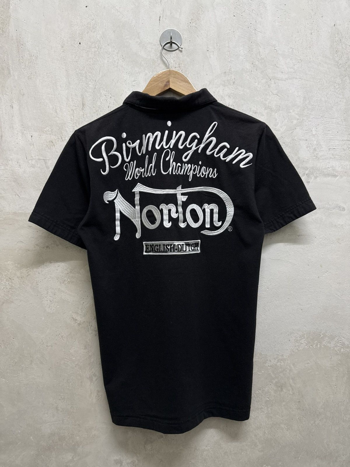 Norton Norton Birmingham Embroidery Polo Shirt Black Size US S / EU 44-46 / 1 - 1 Thumbnail