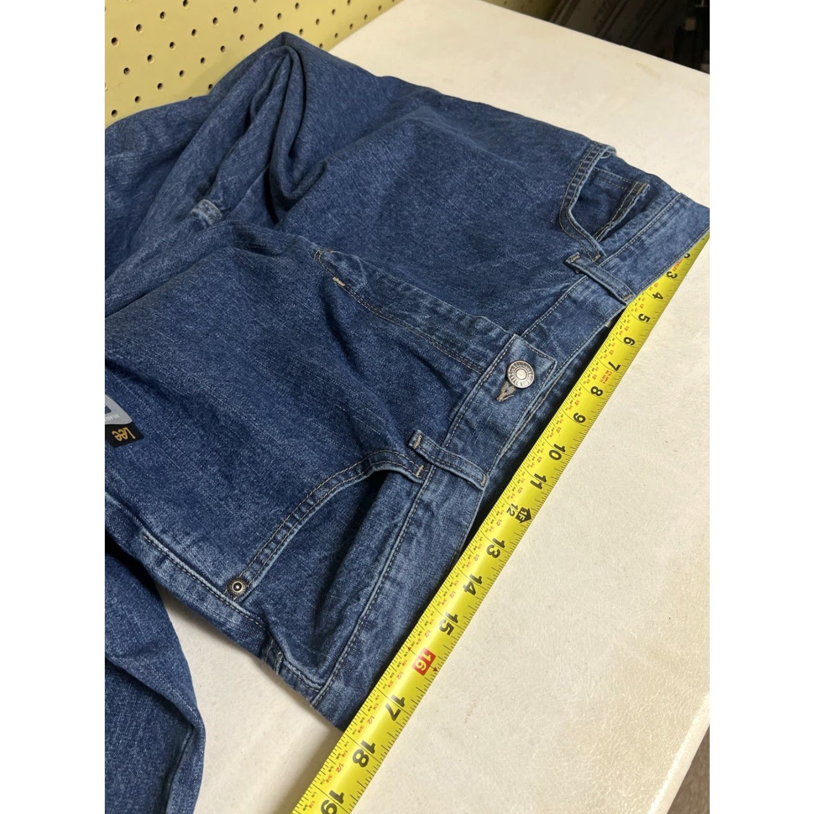 Lee Lee Relaxed Fit All Cotton Straight Leg Jean Jeans women’s Livia 14 Medium blue Size 36" / US 14 / IT 50 - 5 Thumbnail