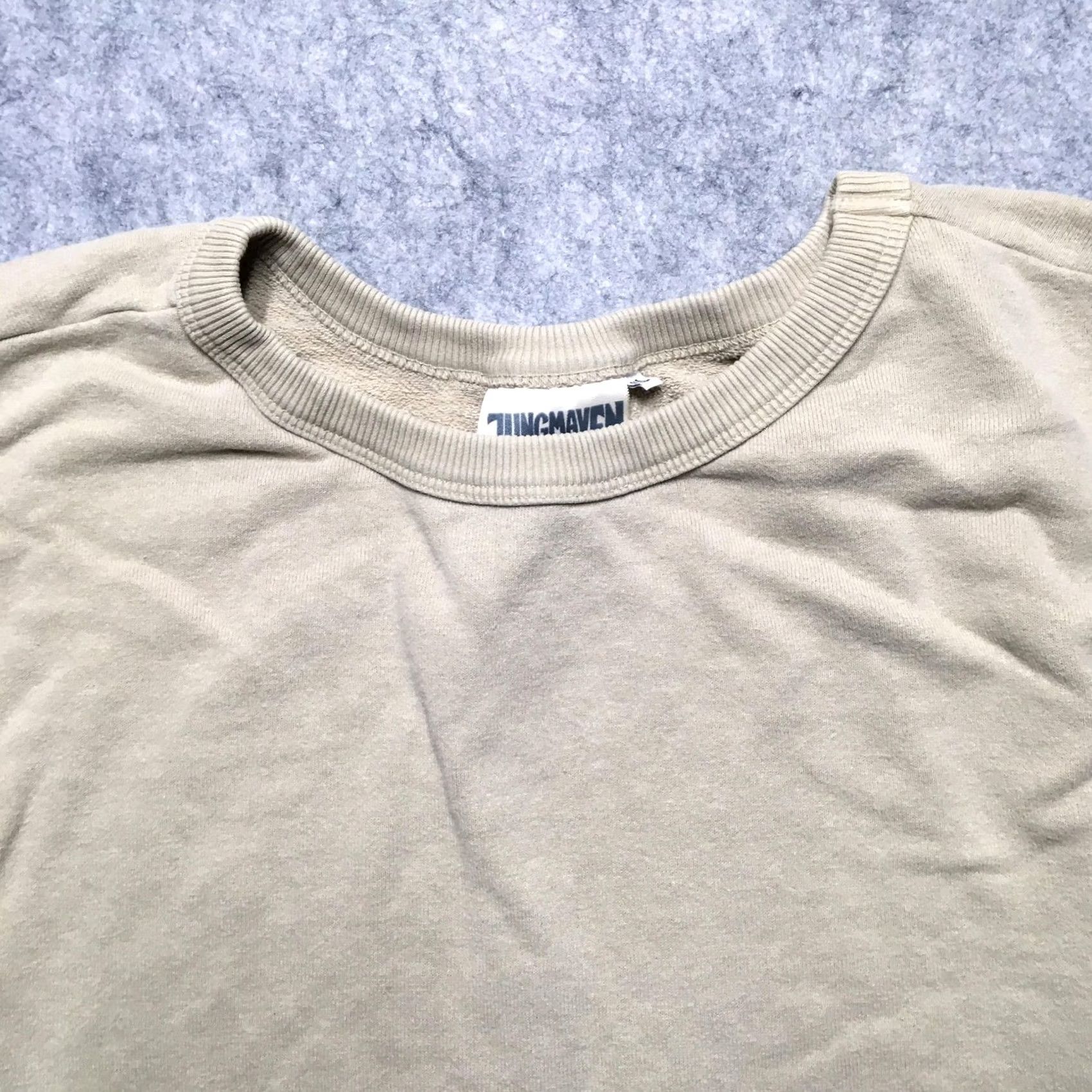 Jungmaven Jungmaven Sweatshirt Womens XL Beige Hemp Cotton Crewneck Pullover Made USA Size XL / US 12-14 / IT 48-50 - 3 Thumbnail