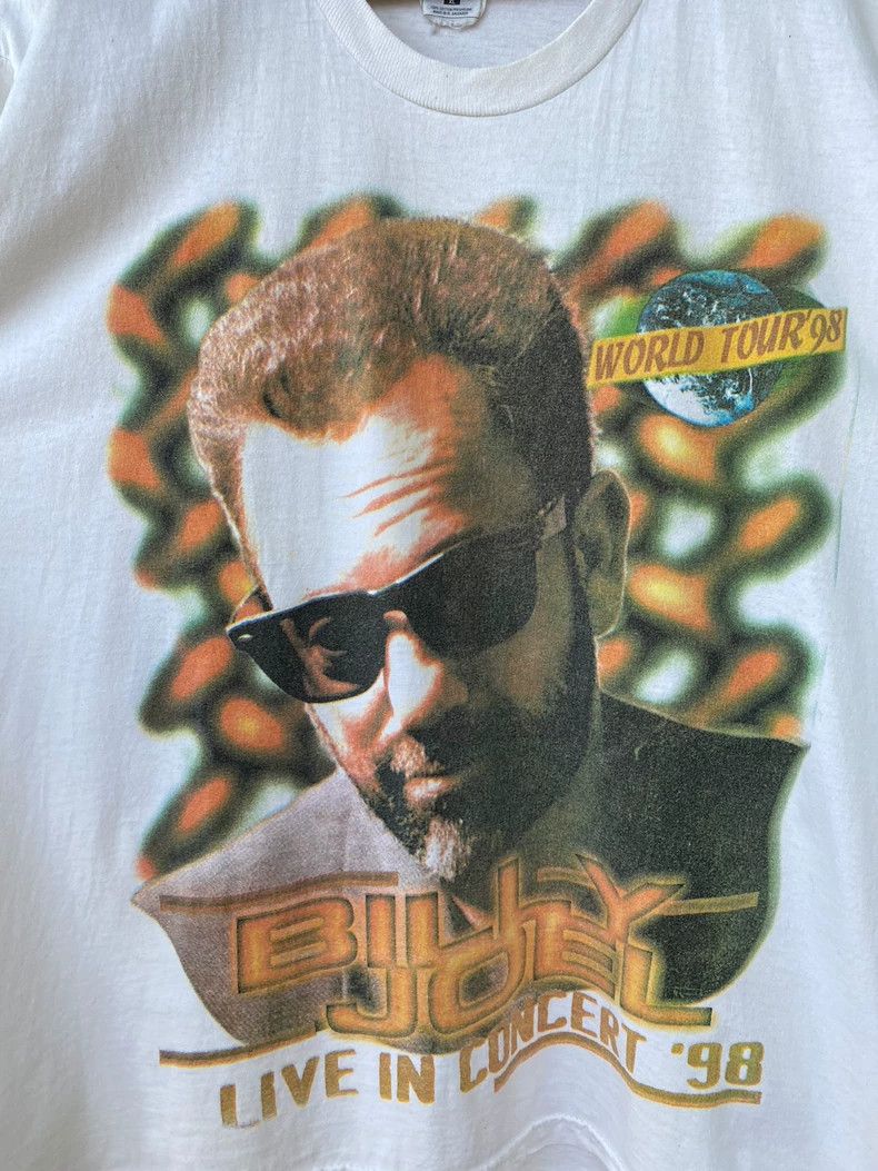Vintage VintageBilly Joel 1998 Concert T Shirt 2505-Nextarrow Size US XL / EU 56 / 4 - 2 Thumbnail