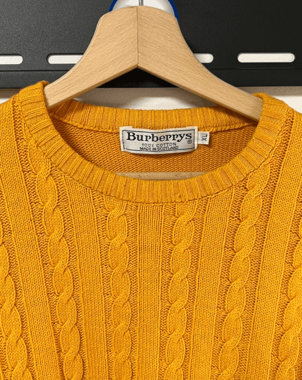 Burberry Vintage Burberrys Cable knit Size US XL / EU 56 / 4 - 3 Thumbnail