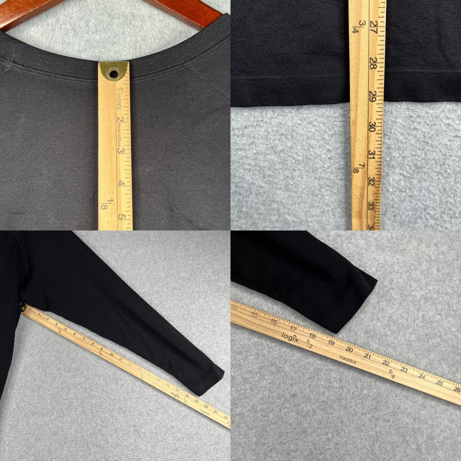 Fabletics Fabletics Long Sleeve Gym Shirt Mens 2XL Black Polyester Blend Athletic Stretch Pullover Crew Neck Size US XXL / EU 58 / 5 - 8 Thumbnail