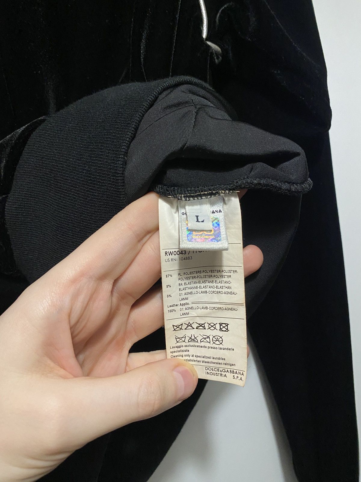 Dolce & Gabbana Dolce & gabbana luxury velvet velour half zip y2k Size US L / EU 52-54 / 3 - 3 Thumbnail