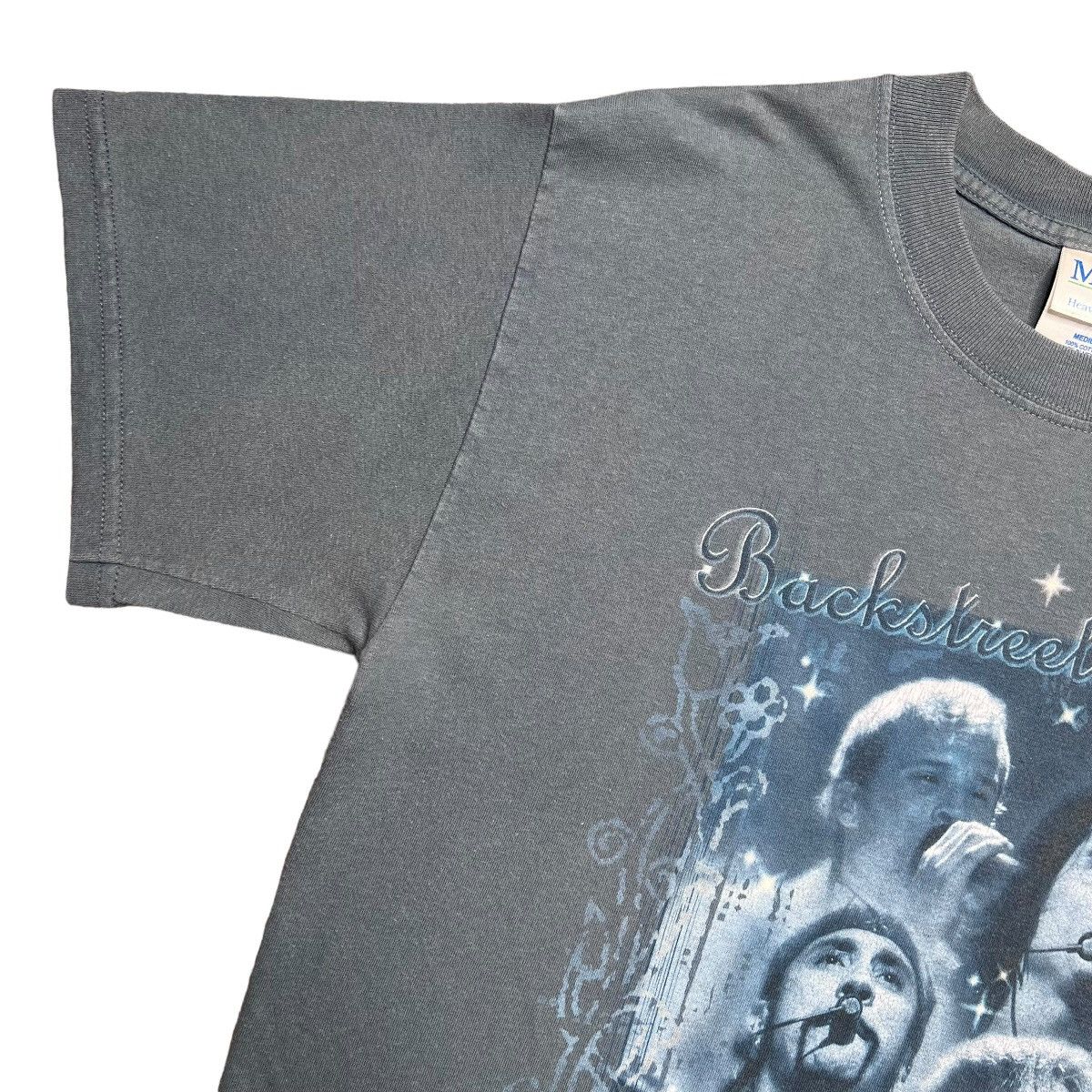 Band Tees × Vintage Vintage 2001 Backstreet Boys Black & Blue World Tour T-Shirt Size US M / EU 48-50 / 2 - 6 Thumbnail