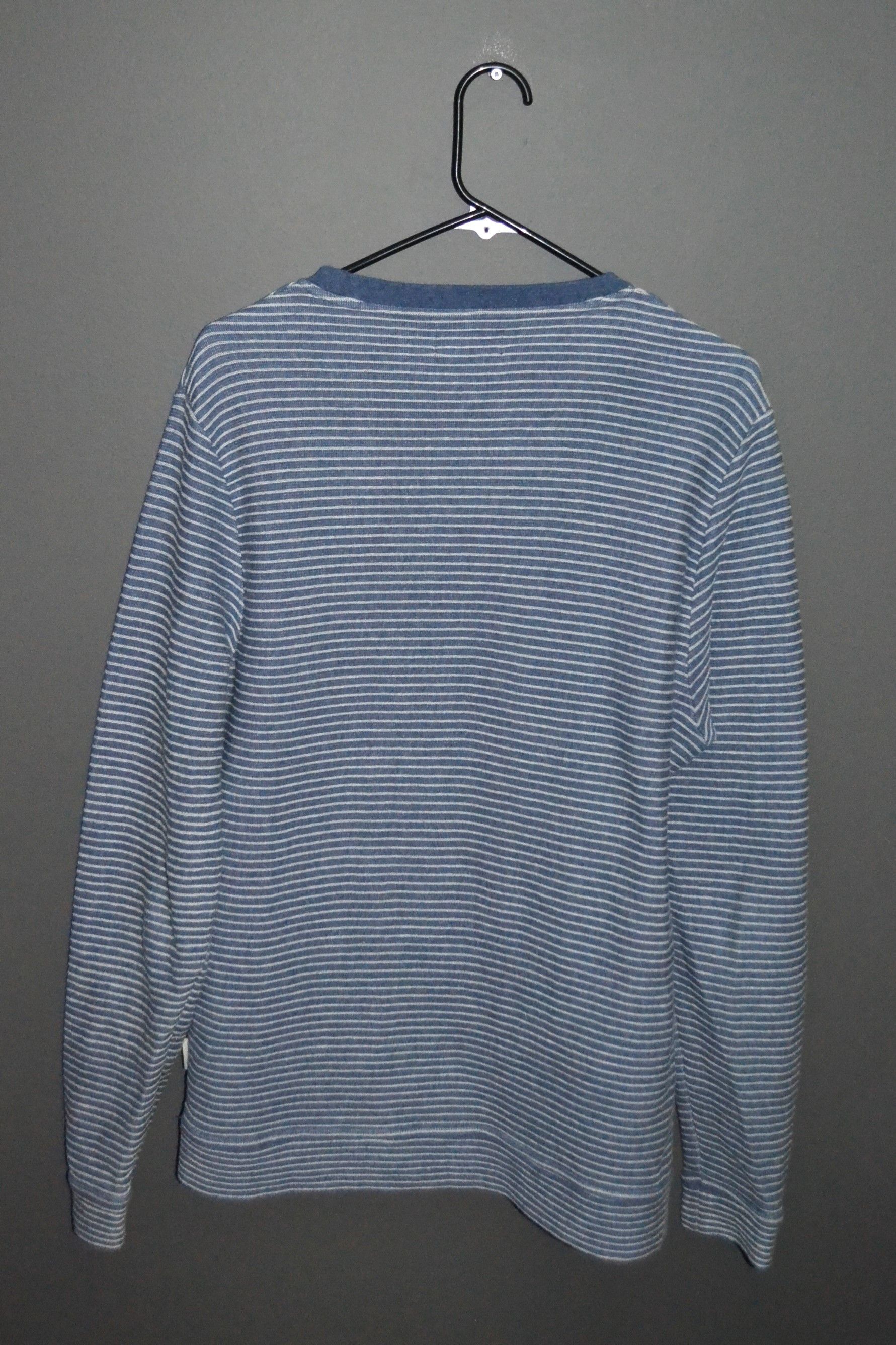 Oliver Spencer Oliver Spencer Striped Cotton Jersey Sweater Blue Size L Size US L / EU 52-54 / 3 - 6 Thumbnail