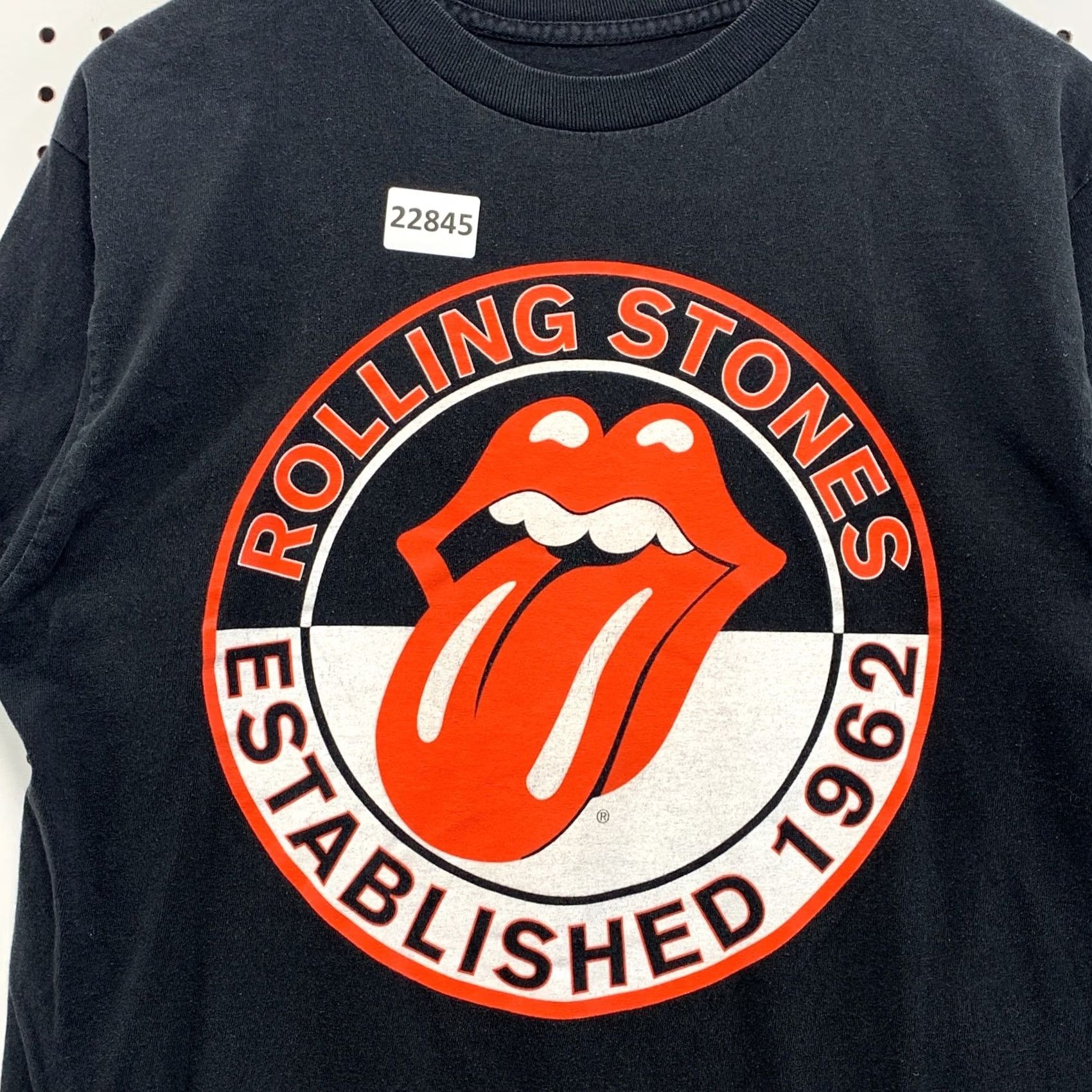 Vintage Rolling Stones Shirt Red Black Tongue Lips Music Band Adult Medium Mens Size US M / EU 48-50 / 2 - 7 Thumbnail