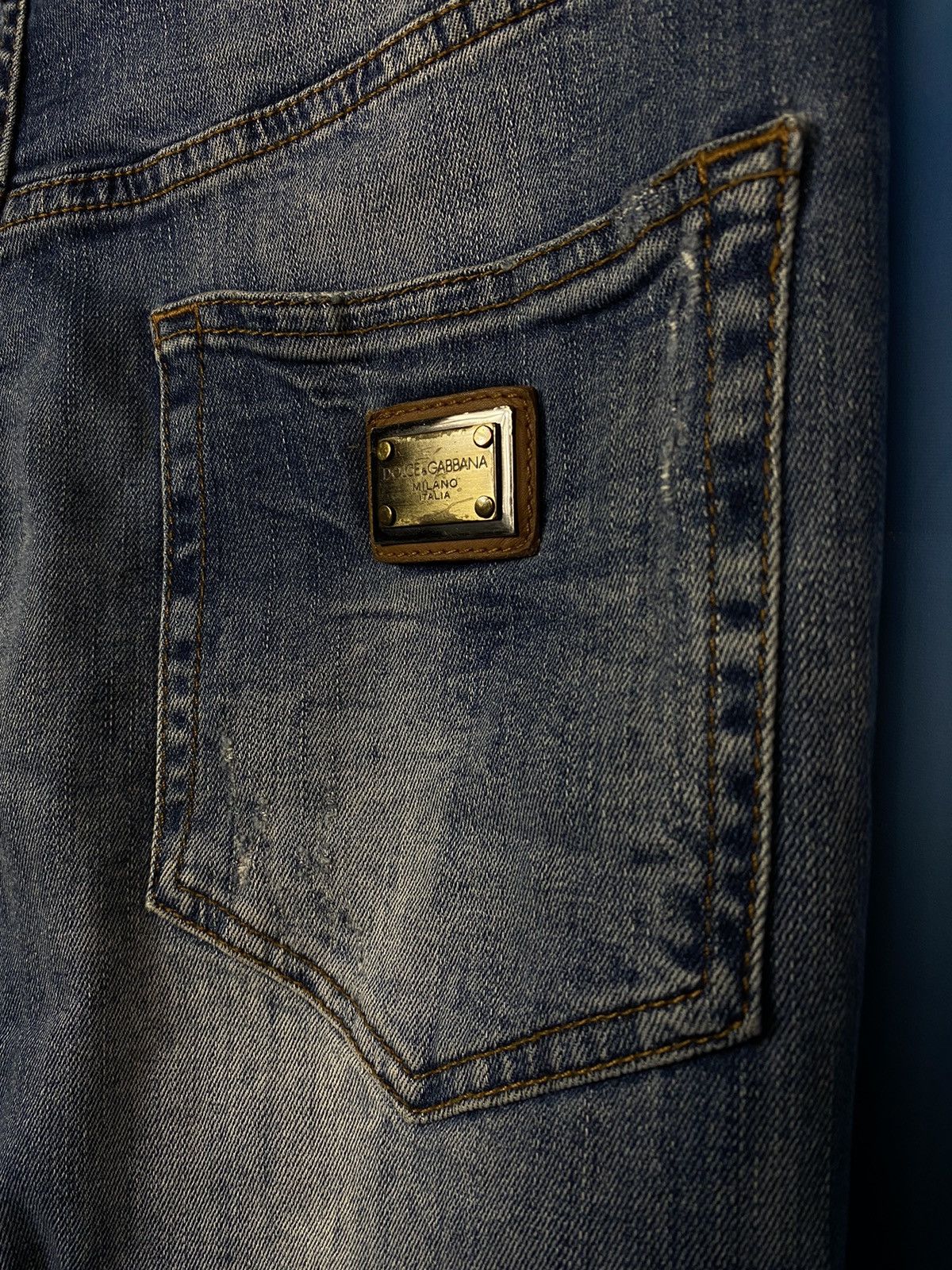 Dolce & Gabbana × Vintage 💥 Dolce & Gabbana y2k ripper jeans Size US 28 / EU 44 - 6 Thumbnail