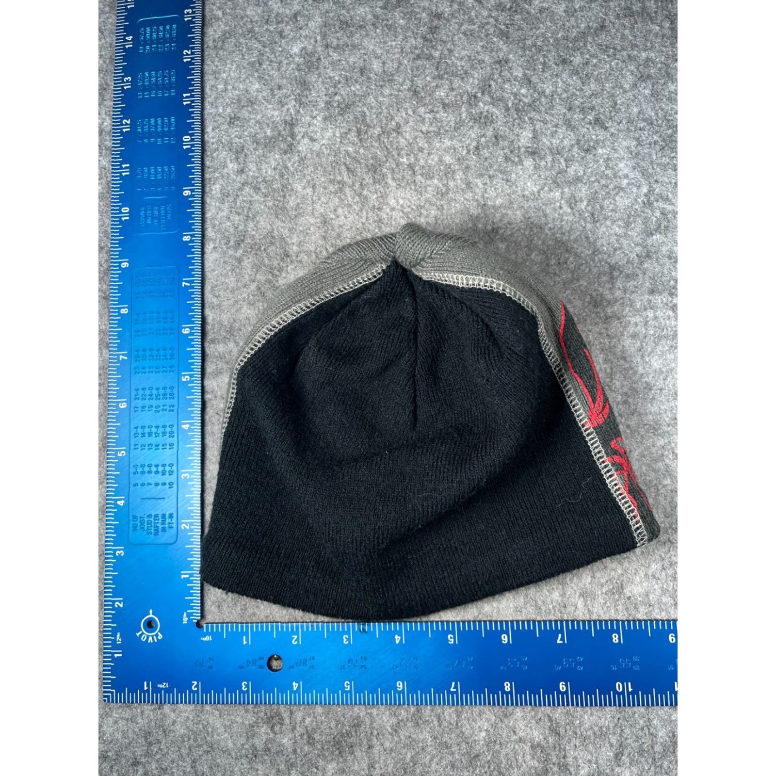 H&M H&M Beanie Skull Knit Adult One Size Gray Black Lined Acrylic Poly Hat Men Ski Beanie Streetwear Size ONE SIZE - 3 Thumbnail