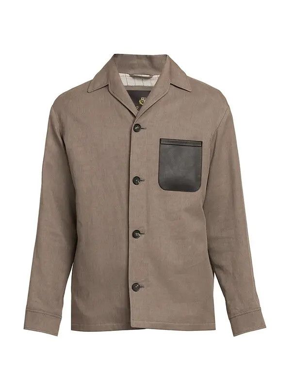 Loro Piana o1srvl11e0924 Andre Overshirt in Grey Size US XL / EU 56 / 4 - 1 Thumbnail
