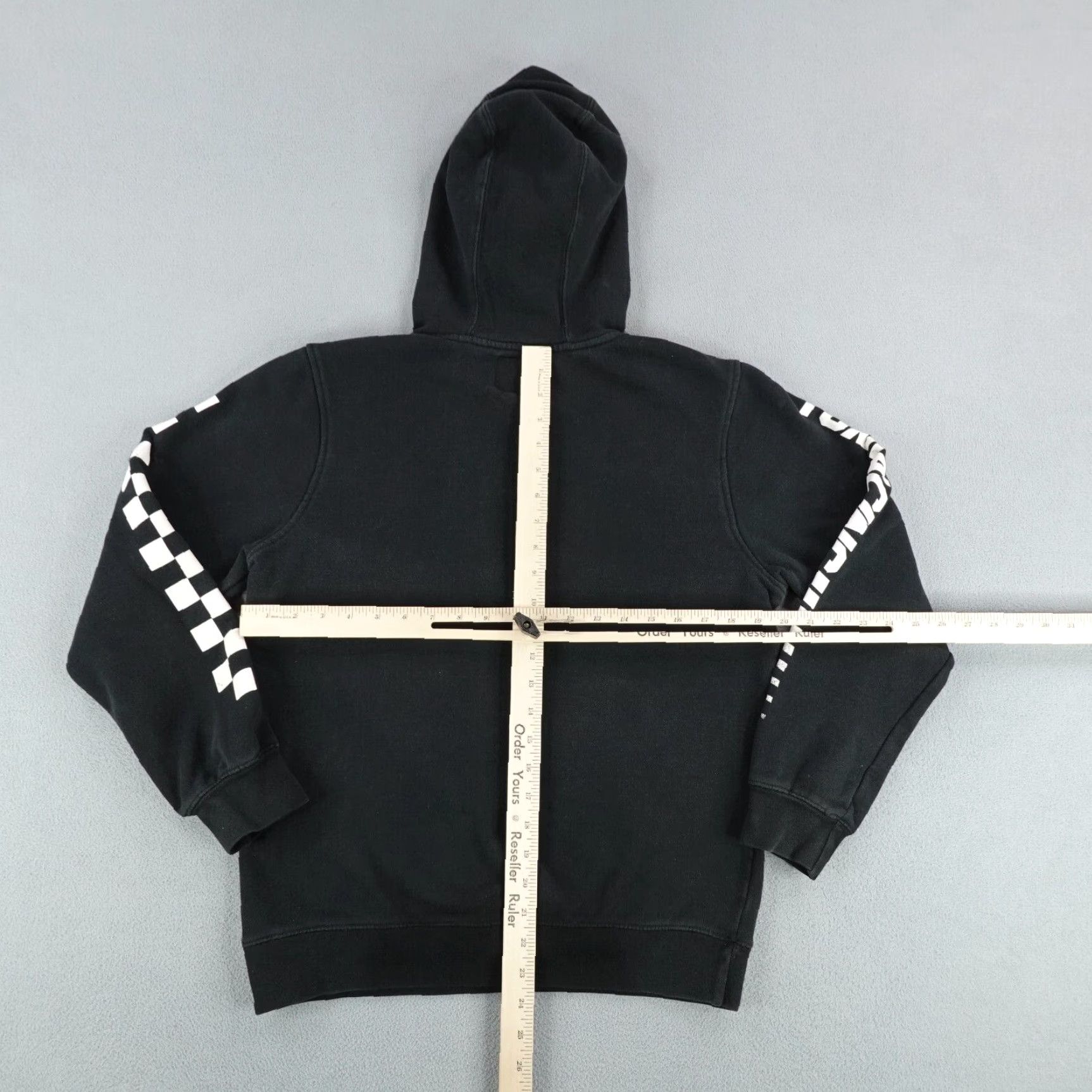 Vintage VINTAGE Fox Hoodie Mens Small Black White Racing Team Sweatshirt Pullover Motocross Size US S / EU 44-46 / 1 - 7 Thumbnail