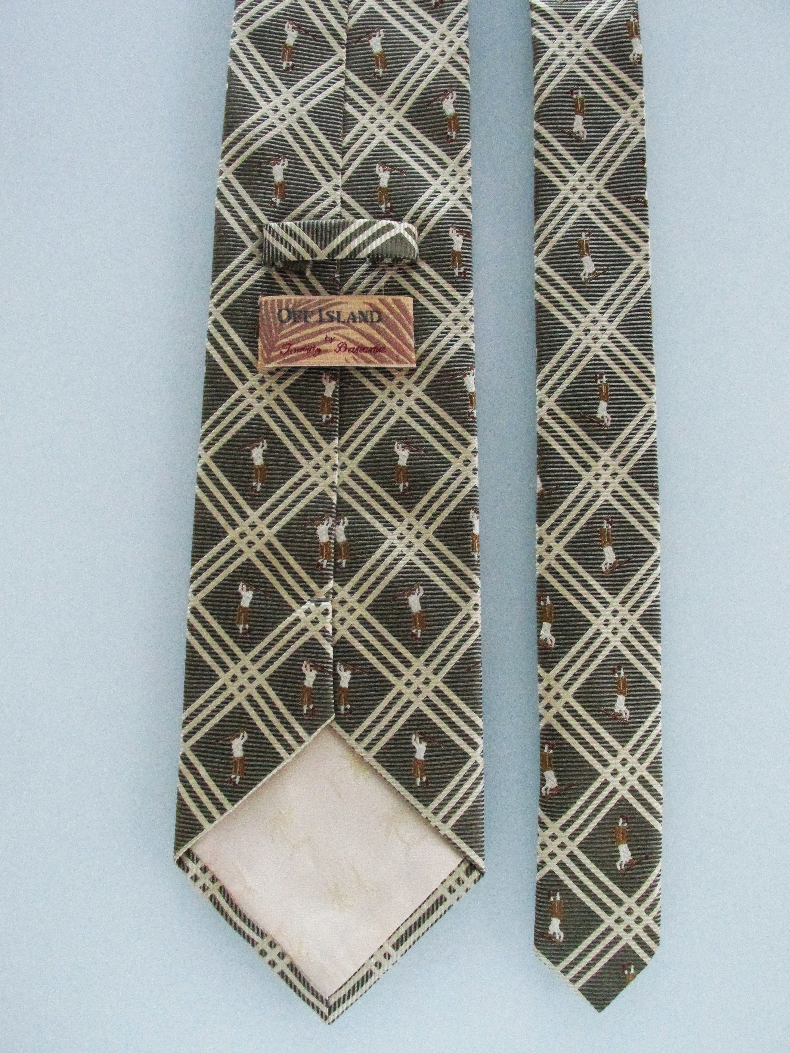 Tommy Bahama Tommy Bahama Men's Silk Golf Tie Size ONE SIZE - 4 Thumbnail