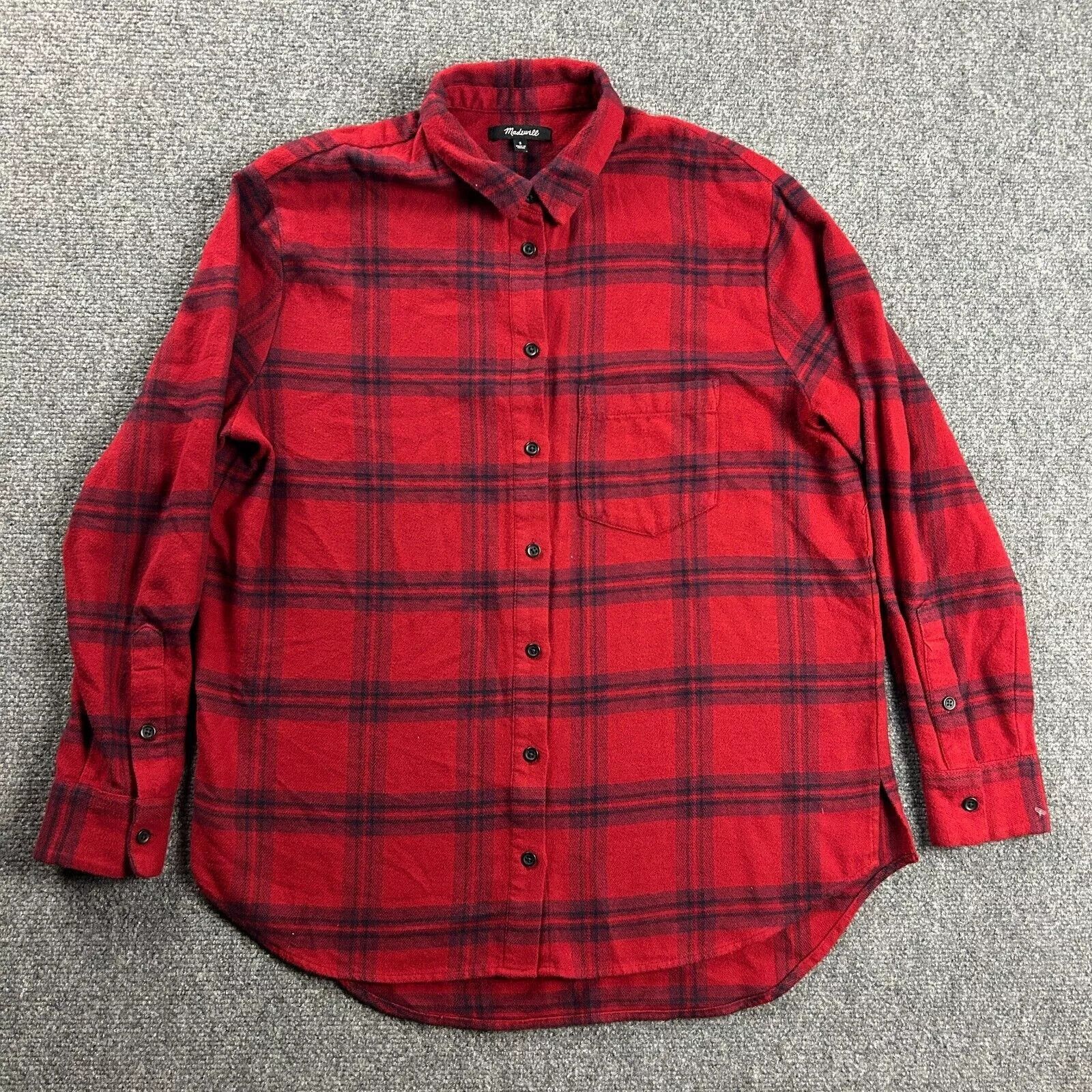 Madewell Madewell Flannel Shirt Womens Small Plaid Soft Top Pocket Size S / US 4 / IT 40 - 1 Thumbnail