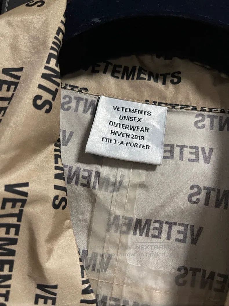 Other Vetements Letter Logo Trench Coat Size US XS / EU 42 / 0 - 2 Thumbnail