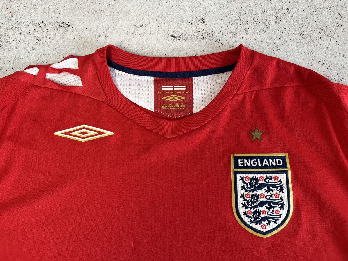 Umbro ENGLAND NATIONALS 2006/2008 AWAY FOOTBAL SOCCER JERSEY UMBRO Size US XXL / EU 58 / 5 - 5 Thumbnail