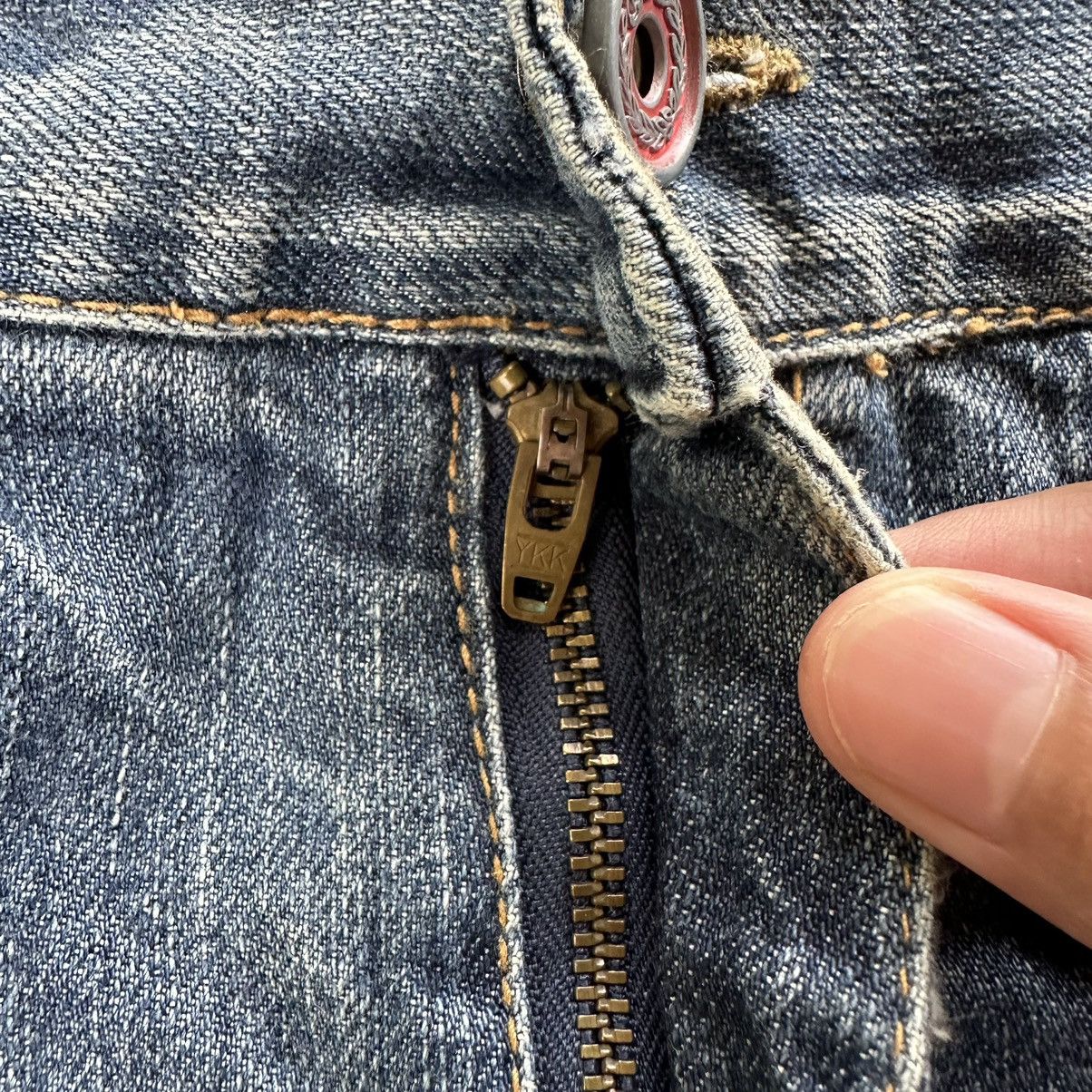 Japanese Brand Vintage Japanese PUNK Raw Faded Denim Jean Japan Size 34 Size US 34 / EU 50 - 8 Thumbnail