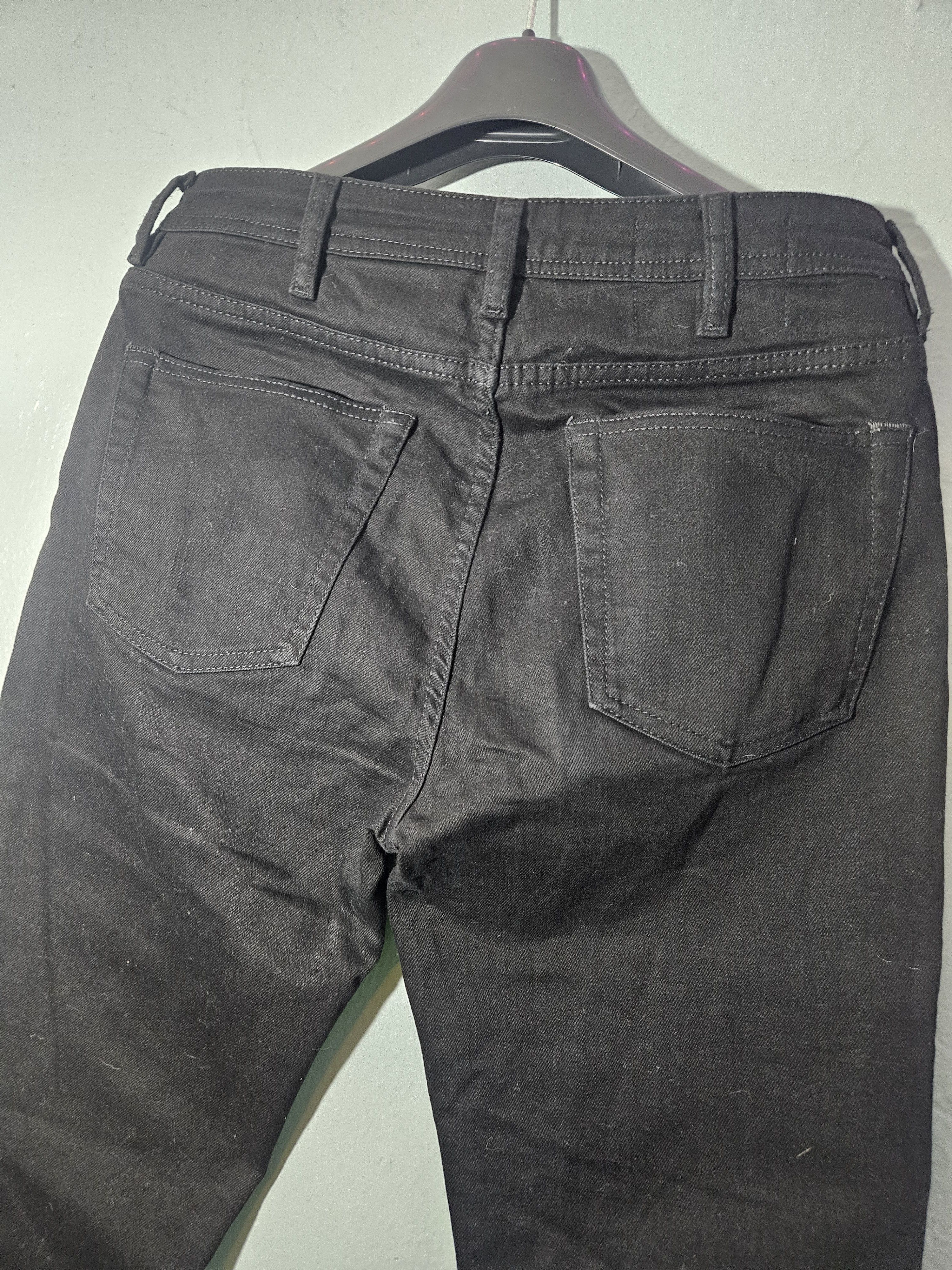 Acne Studios Blå Konst South Stay Black Stretch Denim Jeans Size US 28 / EU 44 - 6 Thumbnail