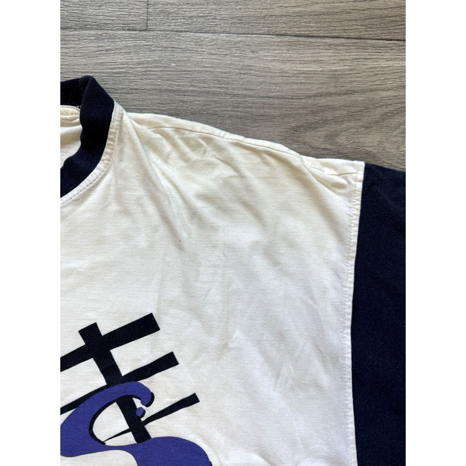 Adidas VINTAGE Stefan Edberg Adidas Tennis Shirt L 90s Men White Cotton T-Shirt Size US L / EU 52-54 / 3 - 3 Thumbnail