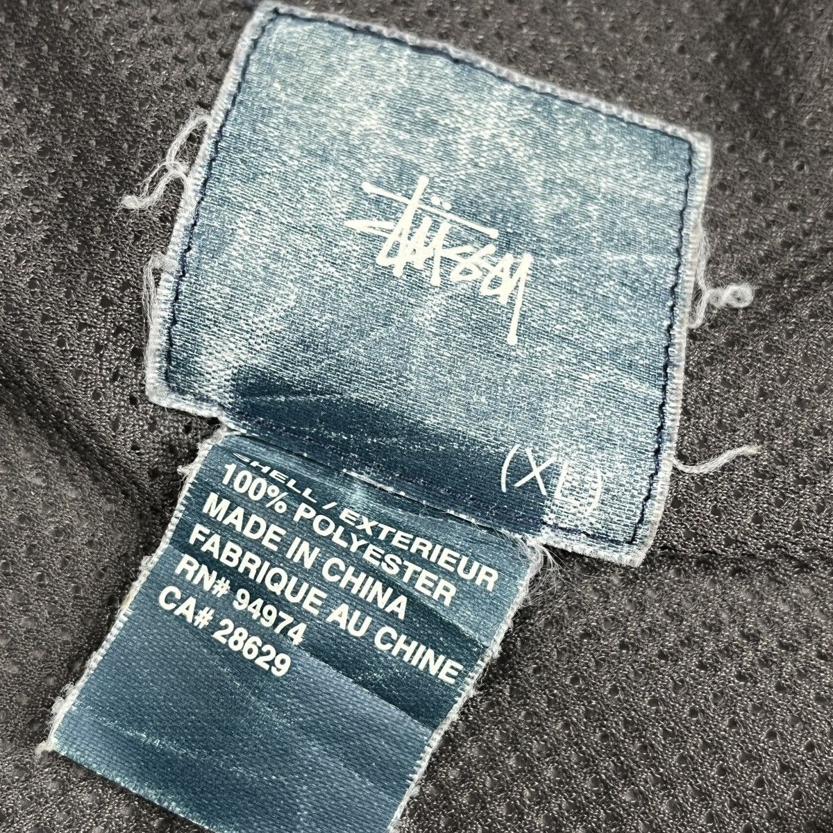 Stussy × Vintage Vintage Stussy Light Fleece Collar Size US XL / EU 56 / 4 - 21 Thumbnail