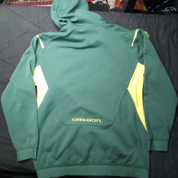 NCAA × Nike × Vintage Vintage Nike Oregon Ducks Hoodie Sweatshirt Mid Swoosh Size US M / EU 48-50 / 2 - 6 Thumbnail