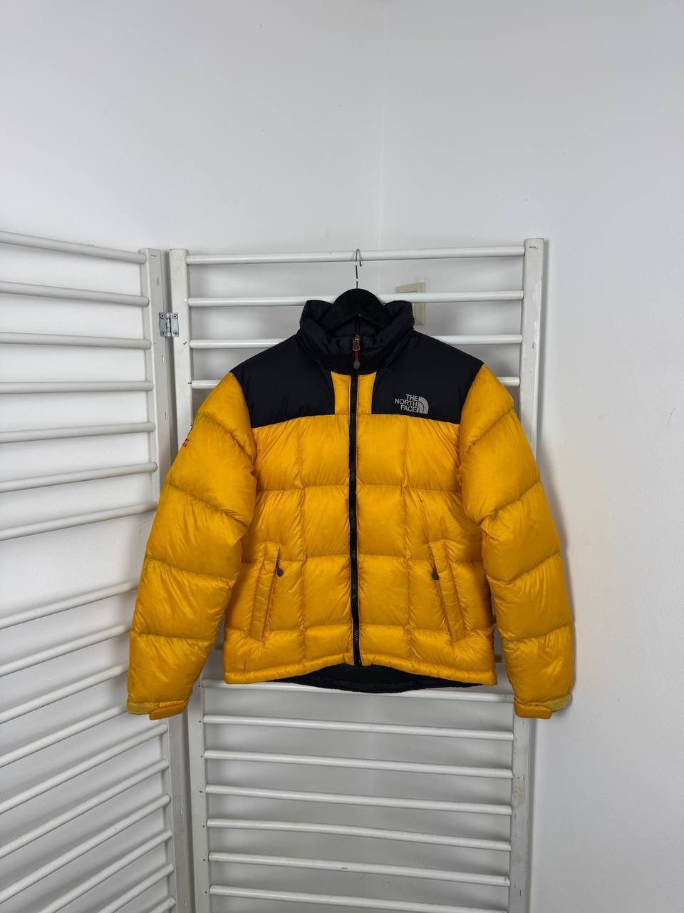 Pre-owned The North Face Down Jacket 800 In Yellow