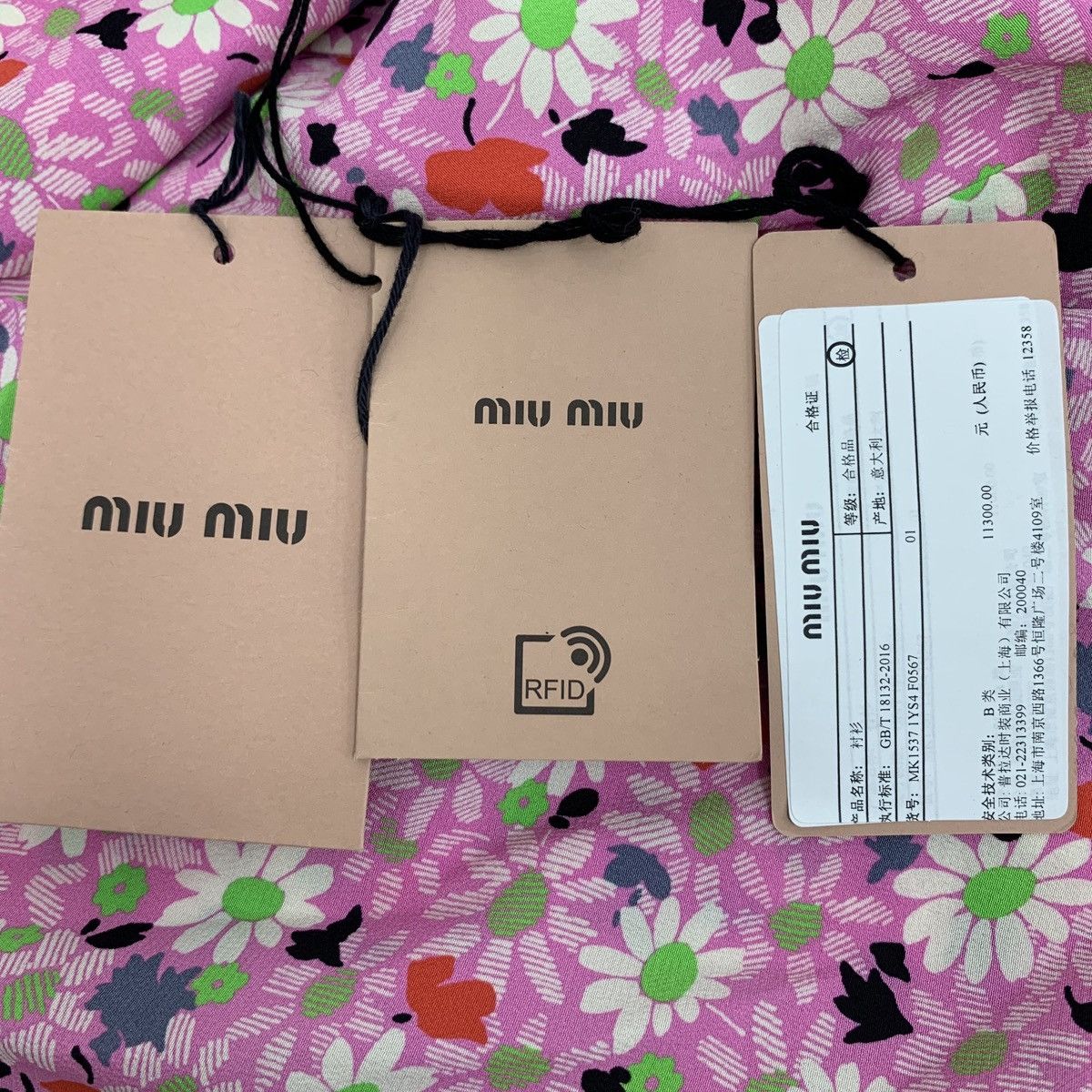 Miu Miu Miu Miu Silk Long Sleeve Tie Waist Shirt K26WX Size XS / US 0-2 / IT 36-38 - 6 Thumbnail