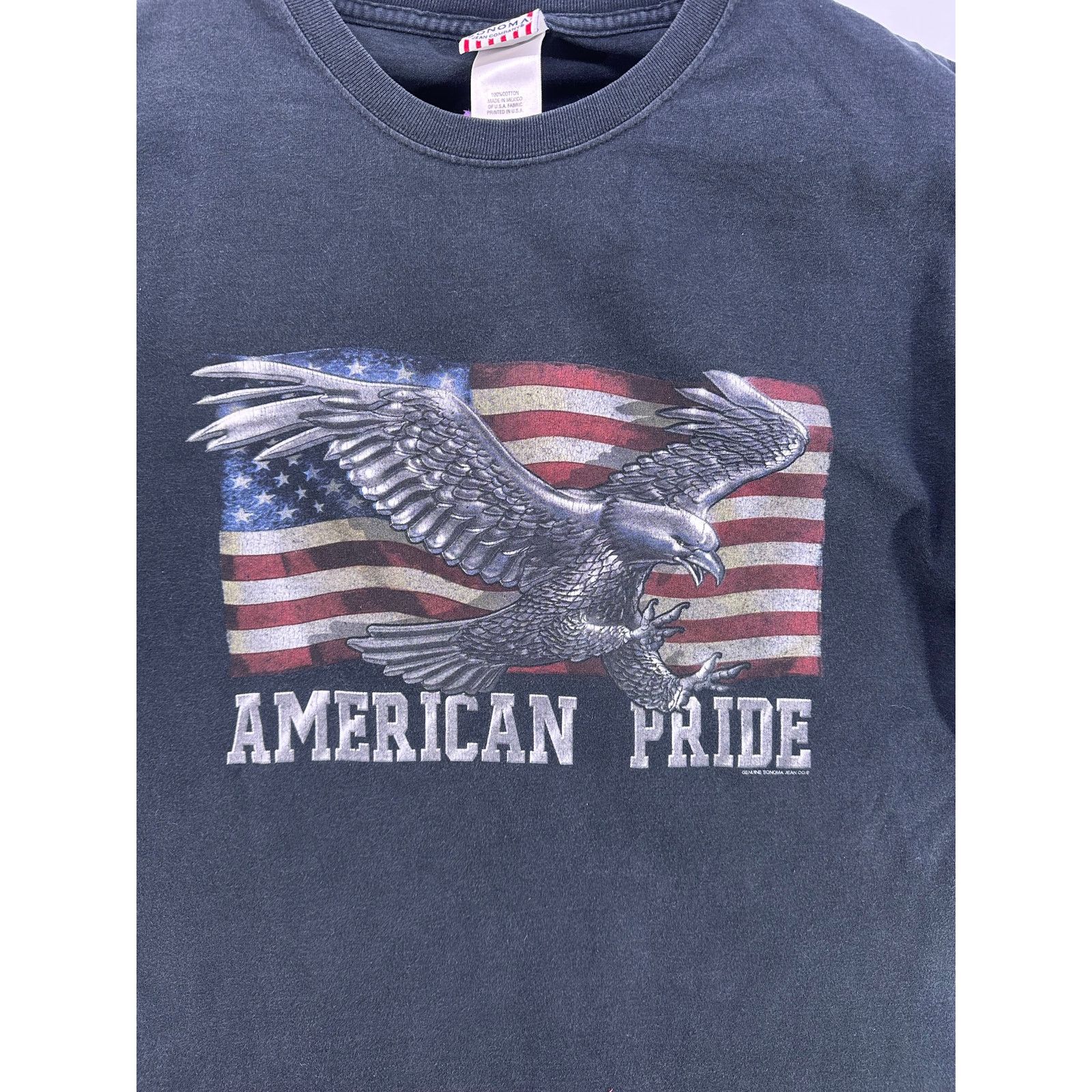 Sonoma Vintage 2003 American Pride Black Tee Size Large Sonoma Size US L / EU 52-54 / 3 - 4 Thumbnail