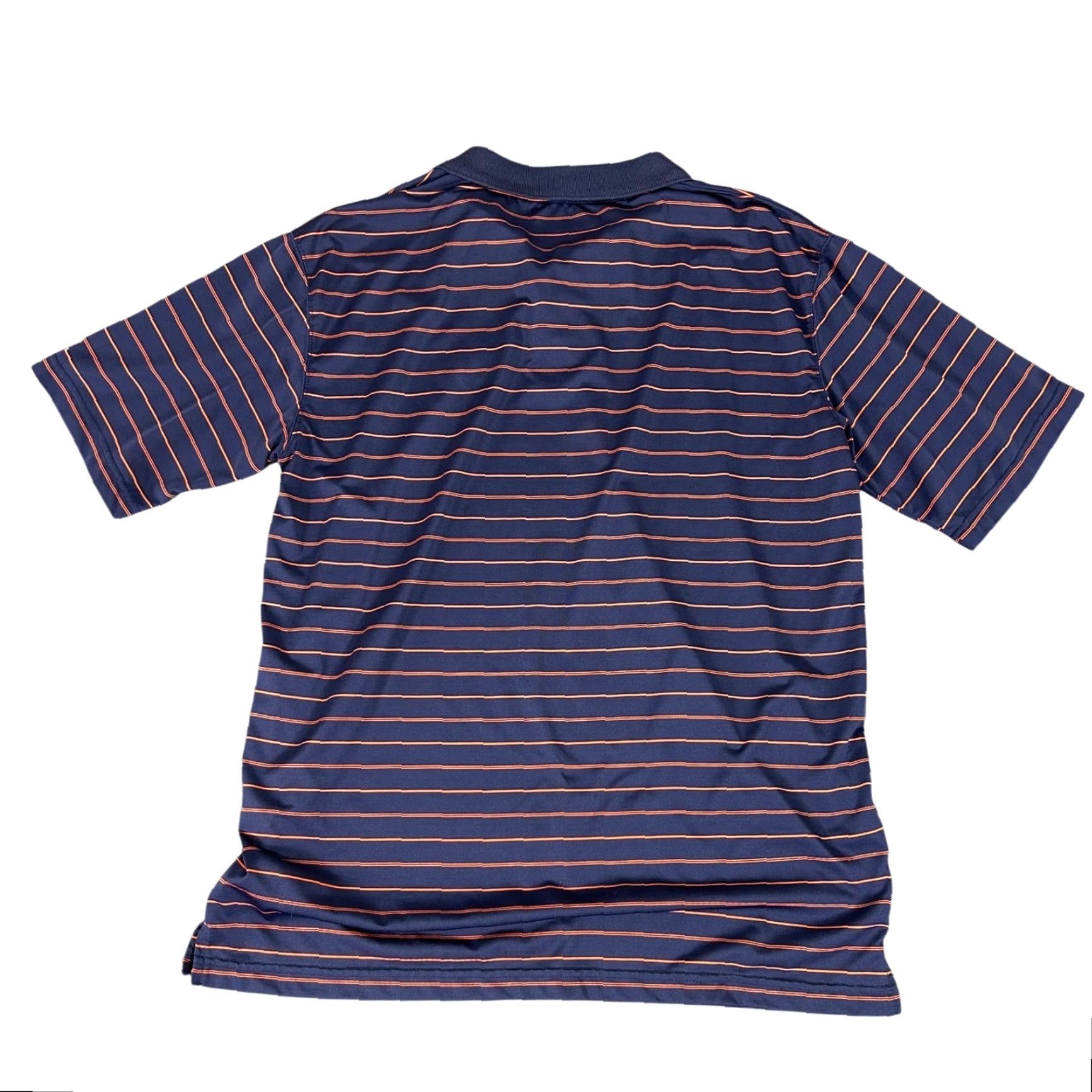 MLB Y2K Detroit Tigers MLB Genuine Merchandise Polo Shirt L Navy Orange Stripe Men Polo Short Sleeve Embroidered Logo Striped Casual Activewear Size US L / EU 52-54 / 3 - 2 Thumbnail