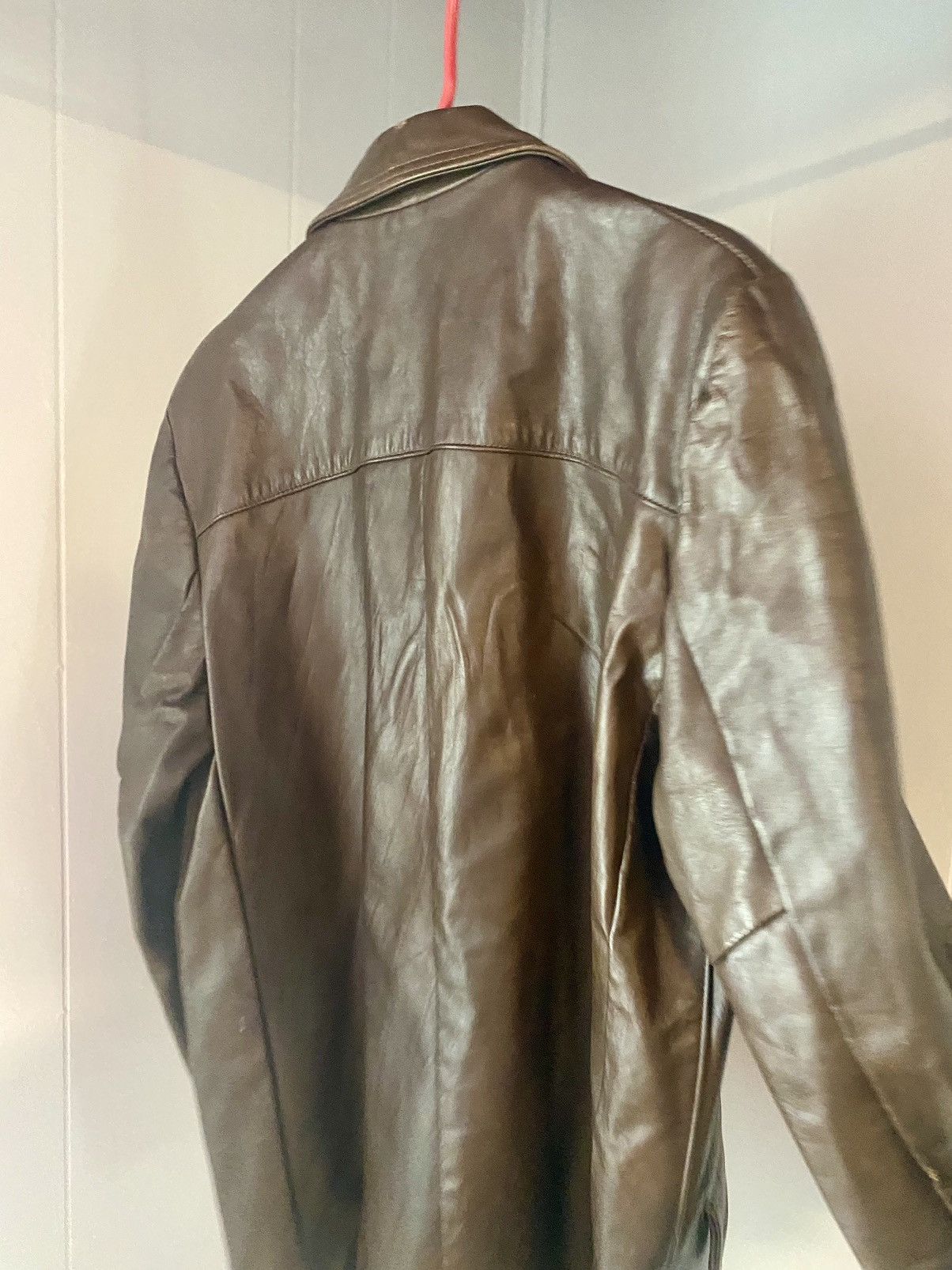 Vintage Authentic Vintage Leather Jacket Size US L / EU 52-54 / 3 - 2 Thumbnail