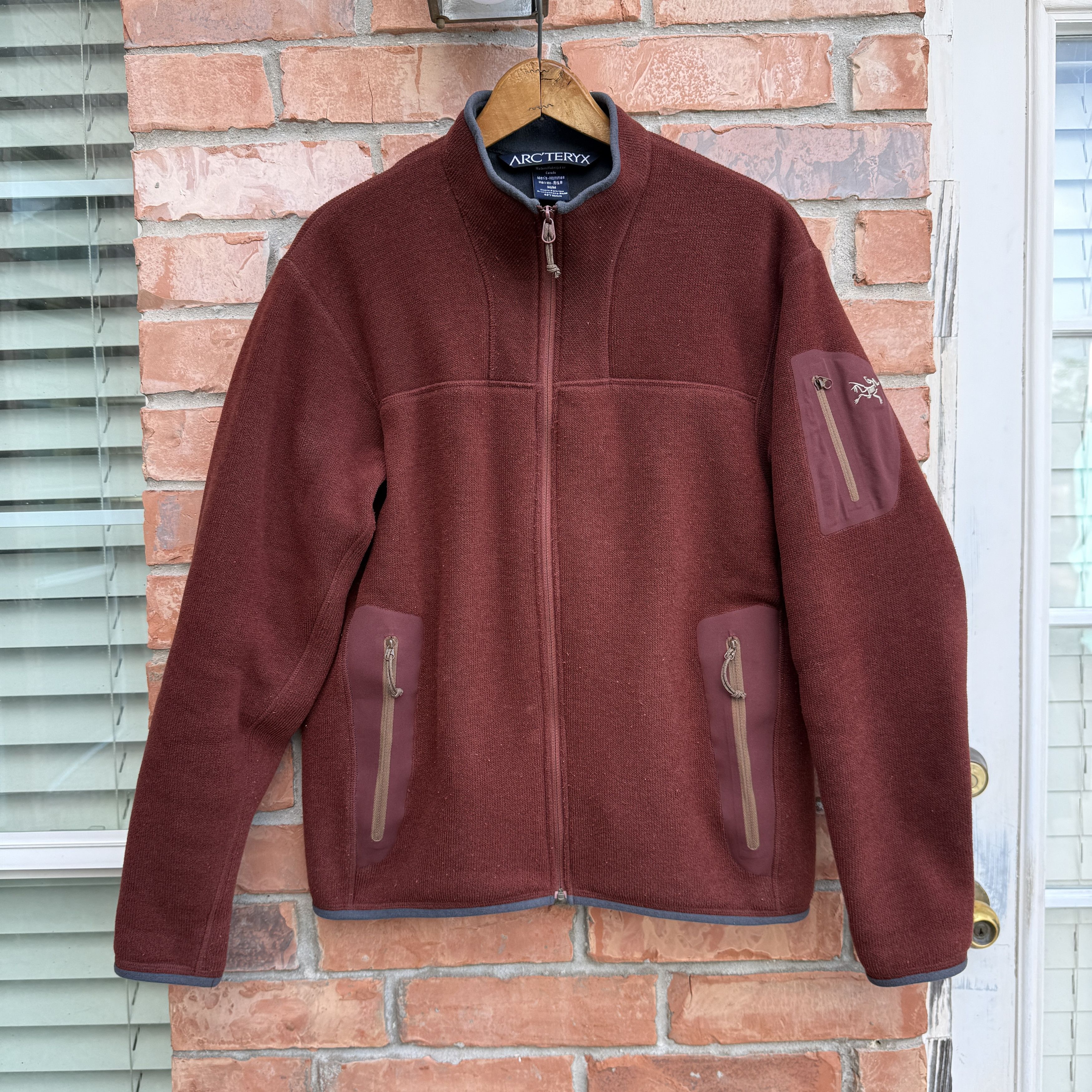 Arc'teryx Arc'teryx Vintage Polartec Fleece Red Full Zip Jacket Canada Size US M / EU 48-50 / 2 - 1 Thumbnail