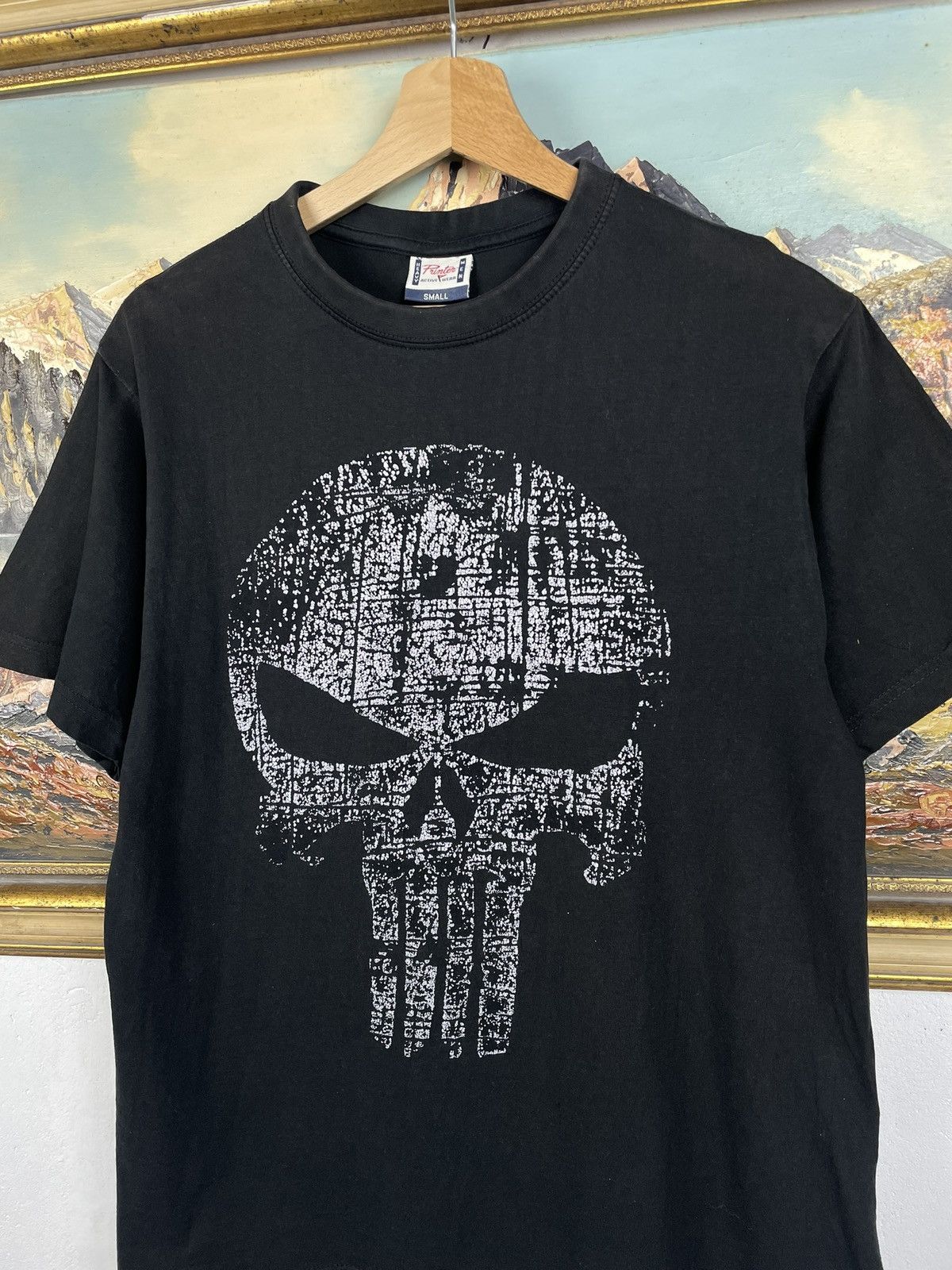 Marvel Comics Marcel Comics Punisher Vintage Y2k Black Tee T-shirt Skull Size US S / EU 44-46 / 1 - 4 Thumbnail